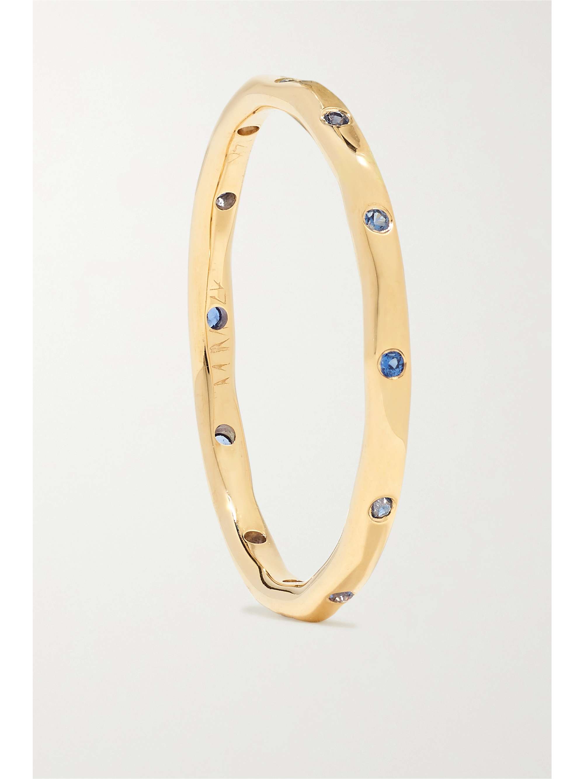 MELISSA JOY MANNING Ring aus 14 Karat Gold mit Saphiren
