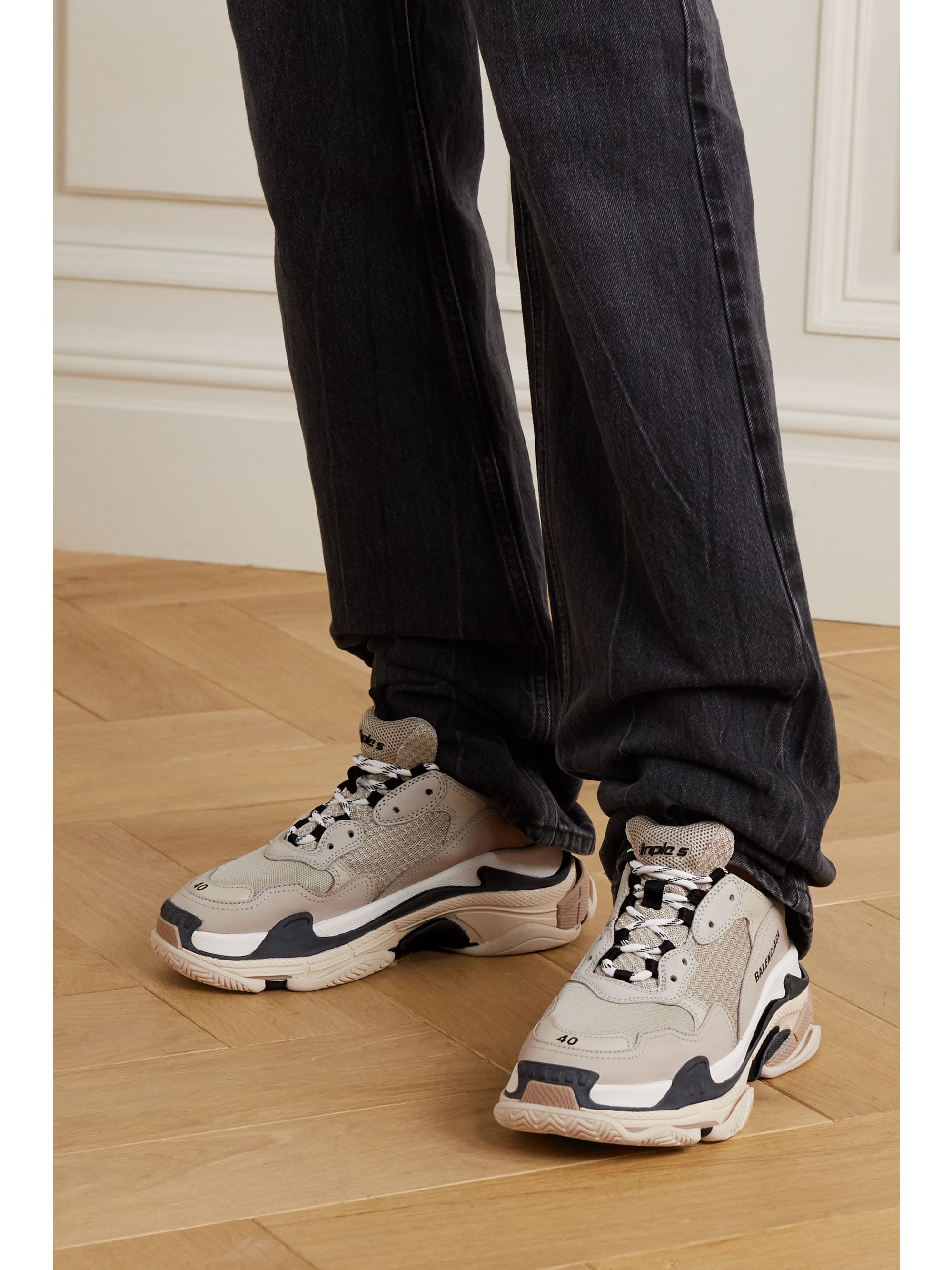 Triple s beige black Clearance