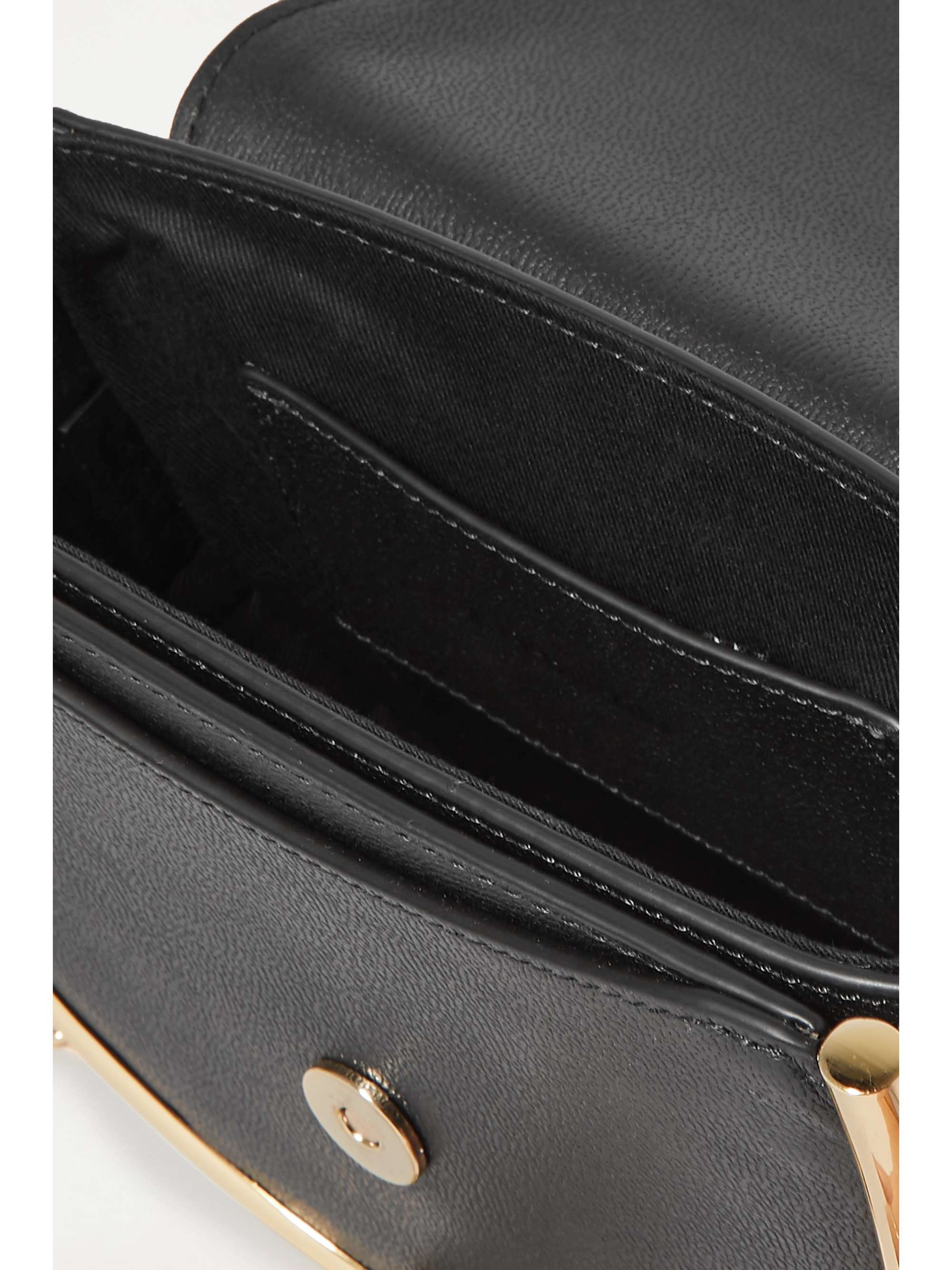 SEE BY CHLOÉ Mara embellished textured-leather shoulder bag