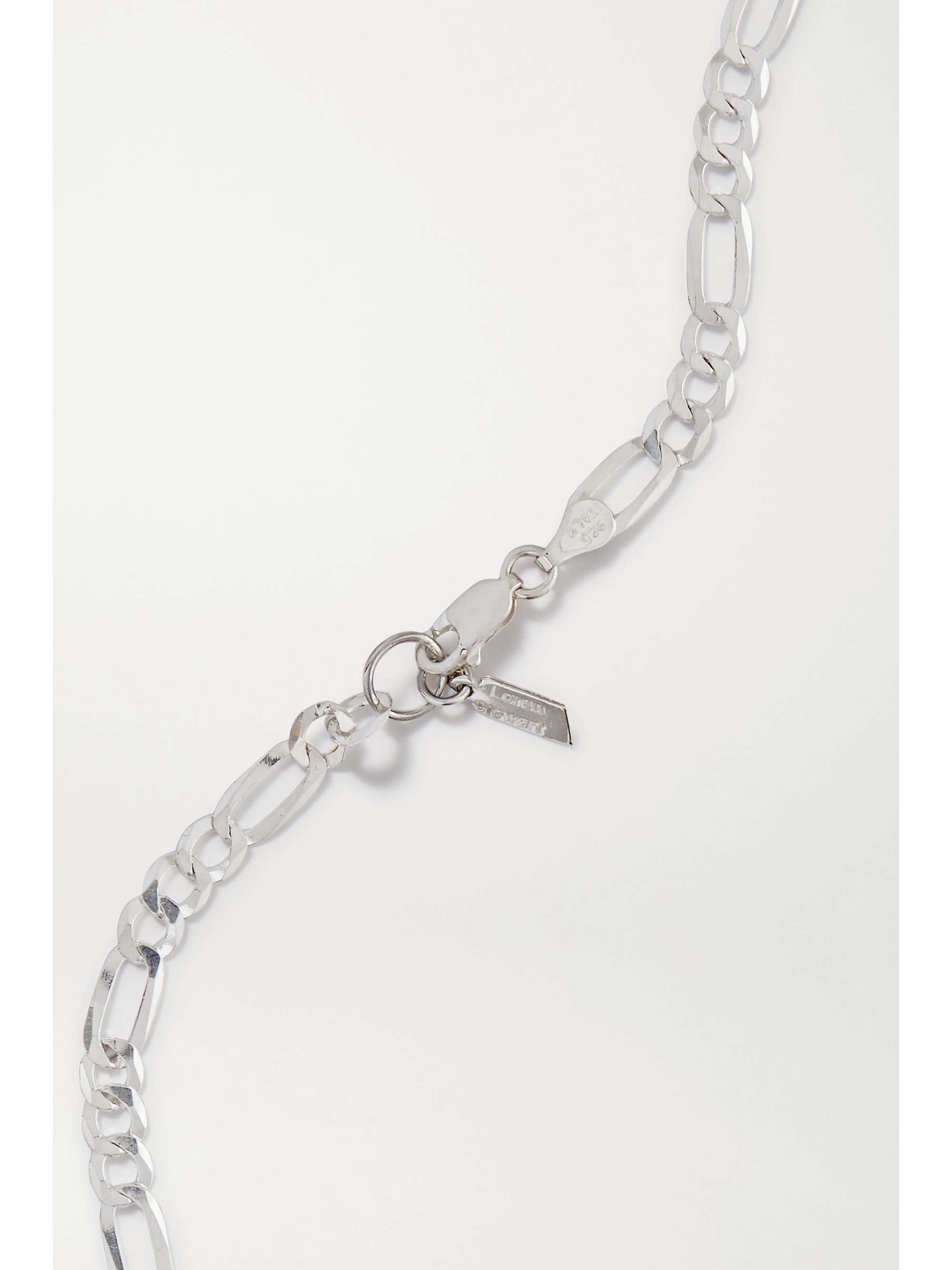 LOREN STEWART + NET SUSTAIN silver necklace