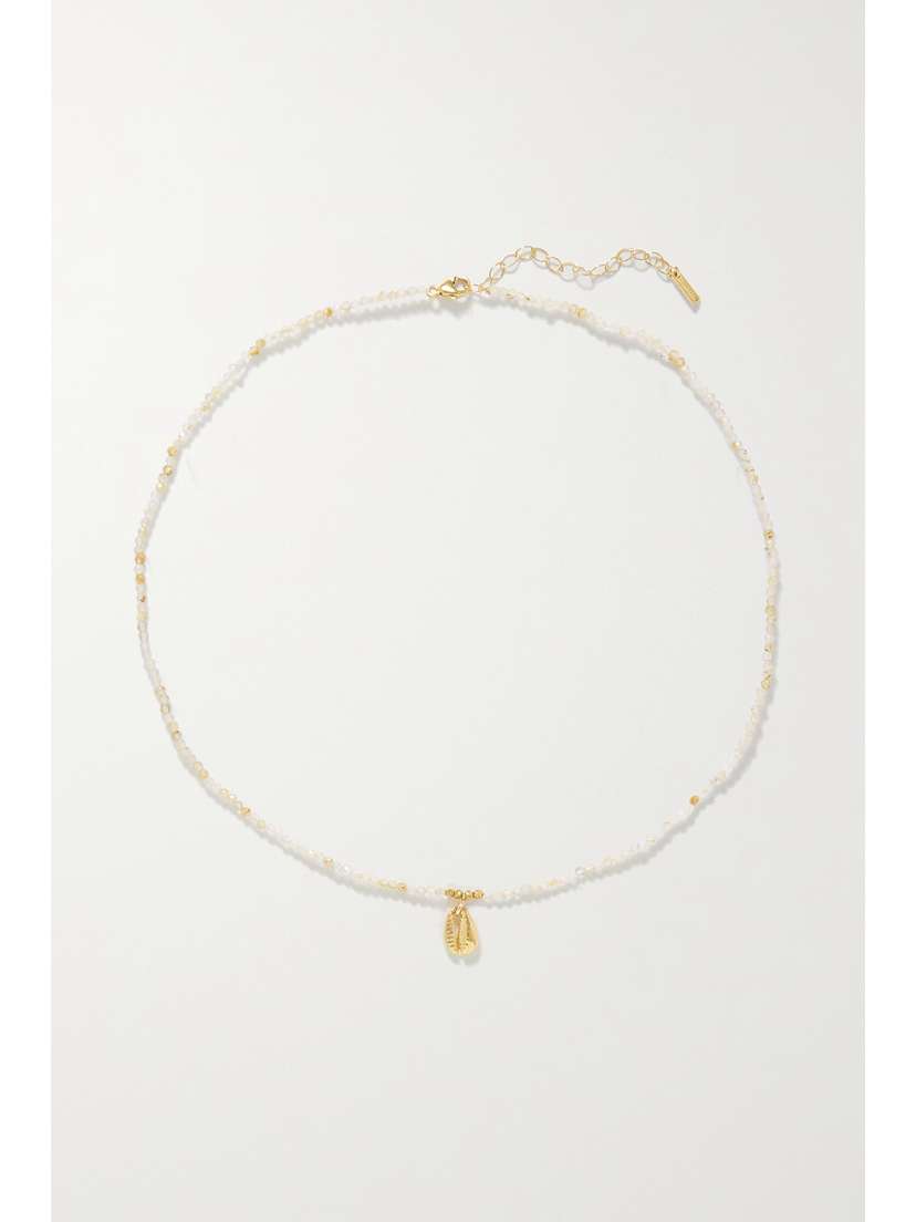 CHAN LUU -plated And Quartz Necklace - One size