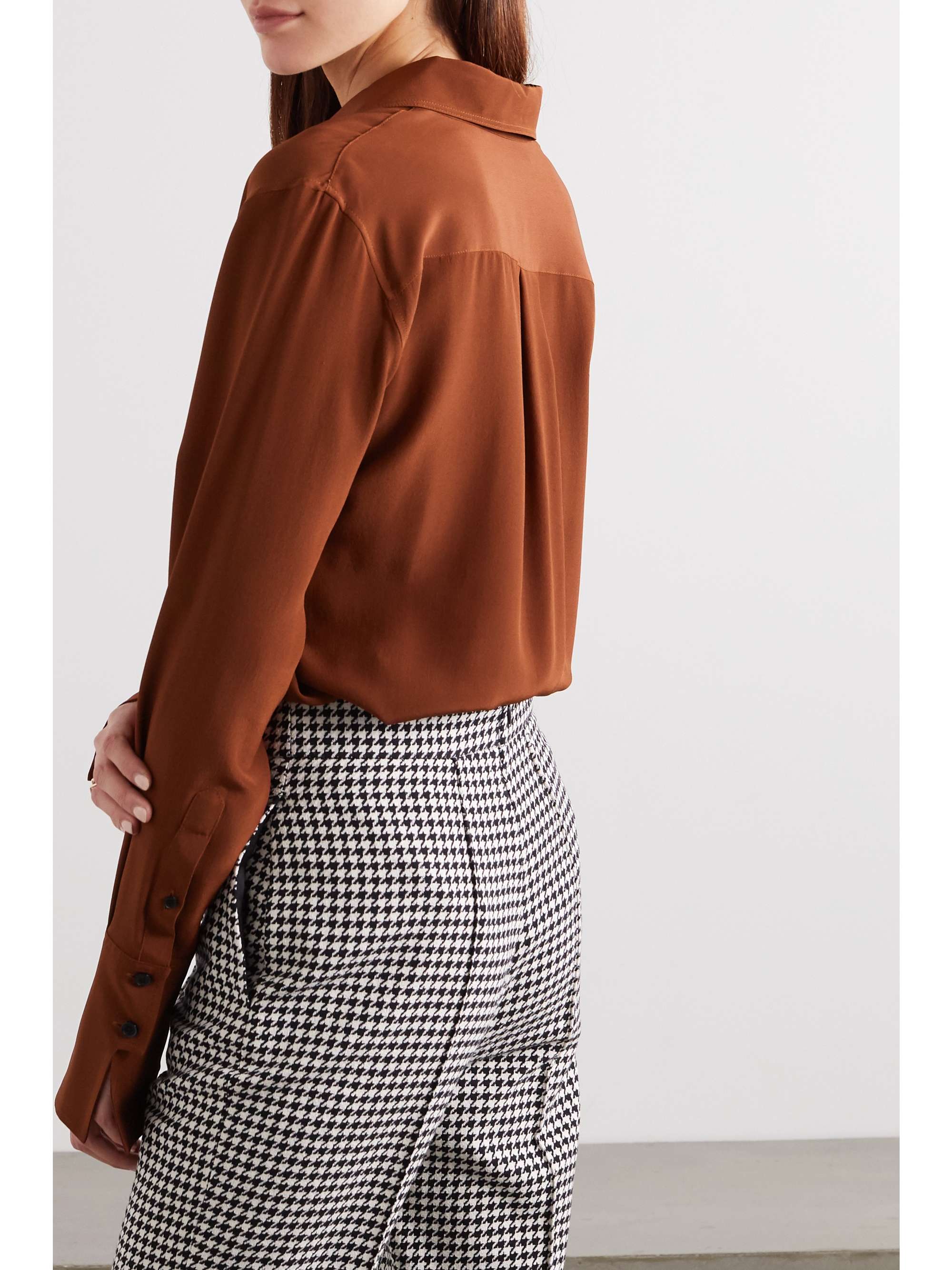 VICTORIA BECKHAM Crepe de chine shirt