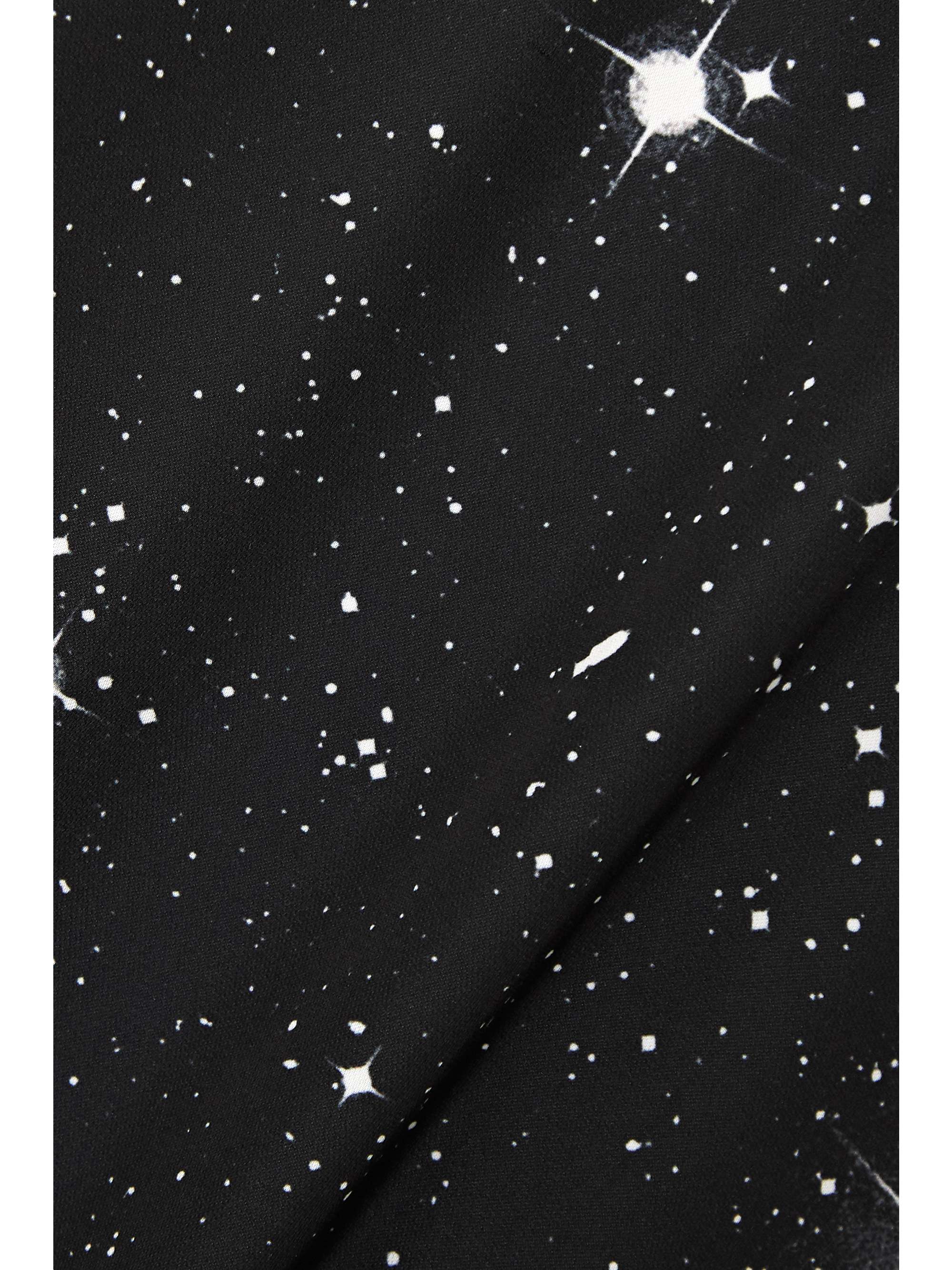 CHRISTOPHER KANE Embellished printed crepe midi dress