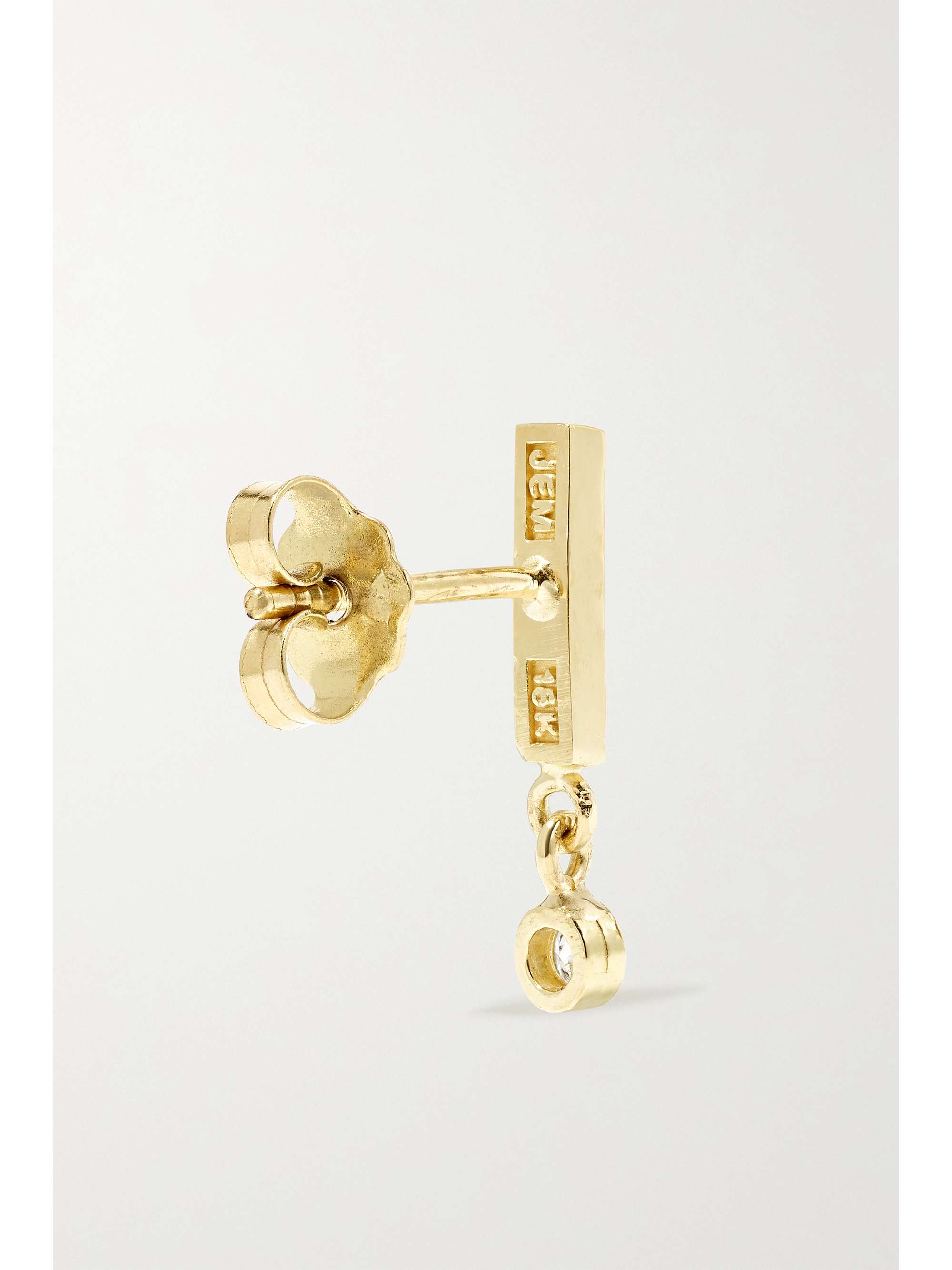 JENNIFER MEYER 18-karat gold diamond earrings