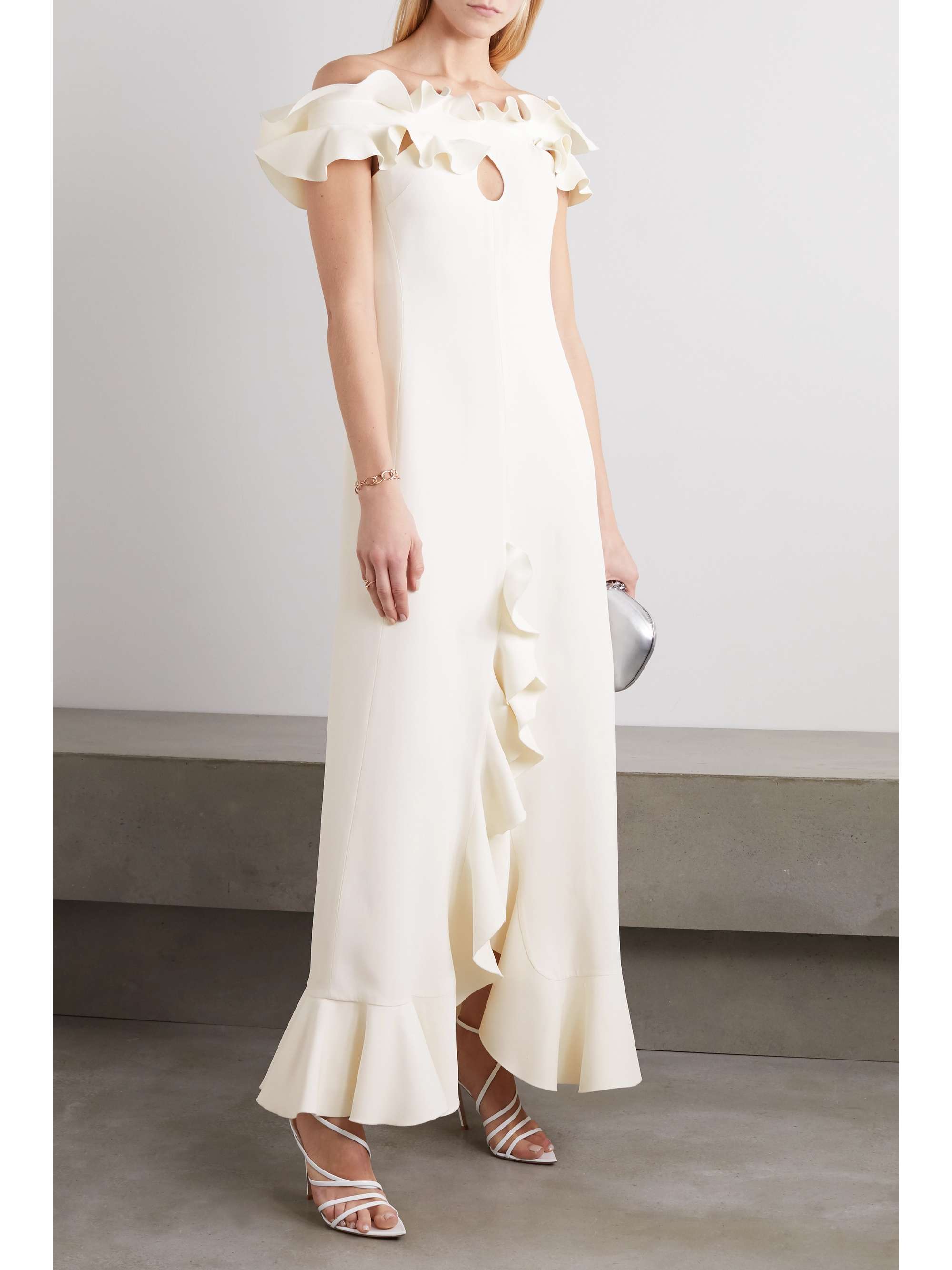 giambattista valli ruffle dress