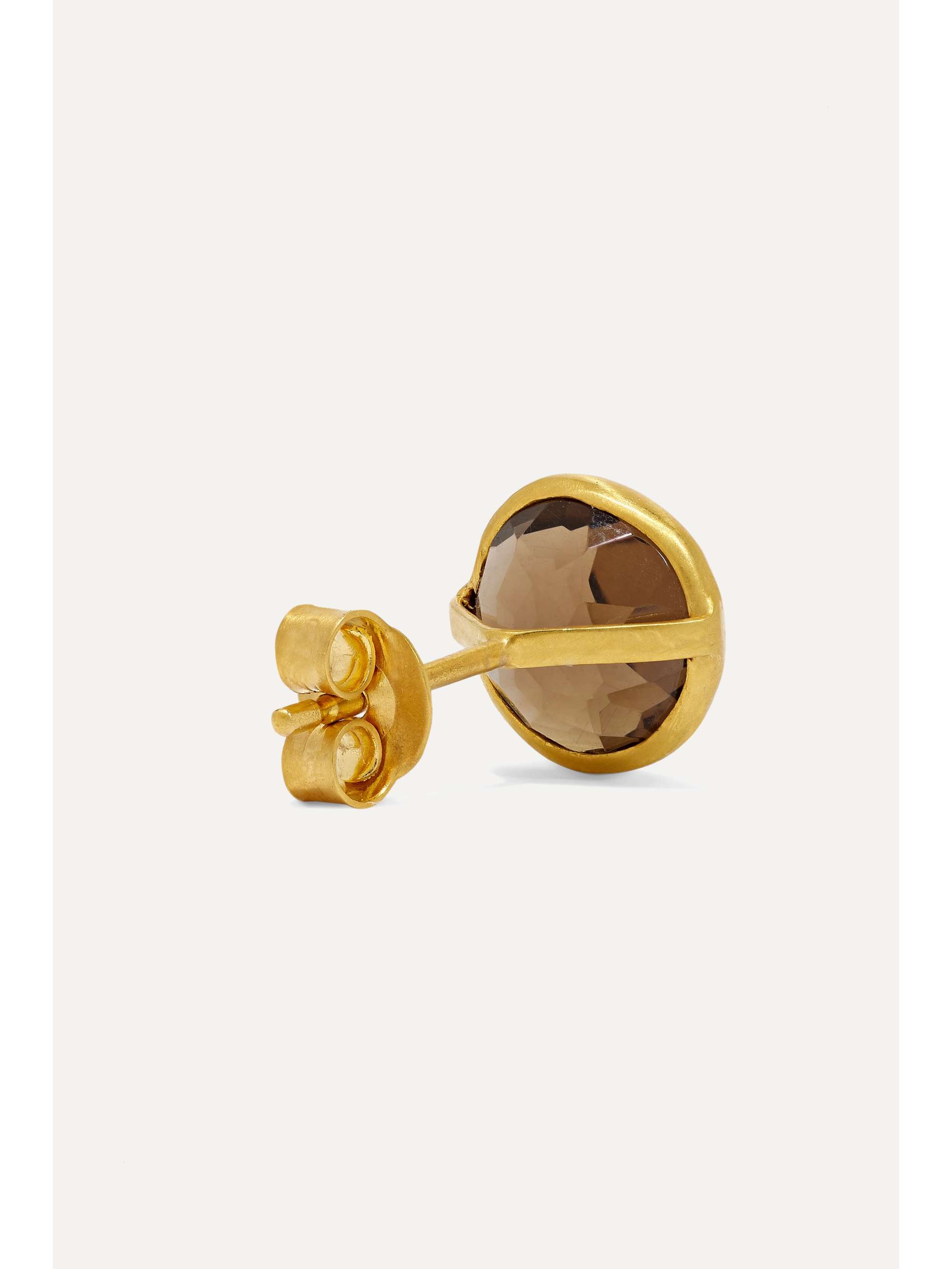 PIPPA SMALL Boucles d'oreilles en or 18 carats (750/1000) et quartz