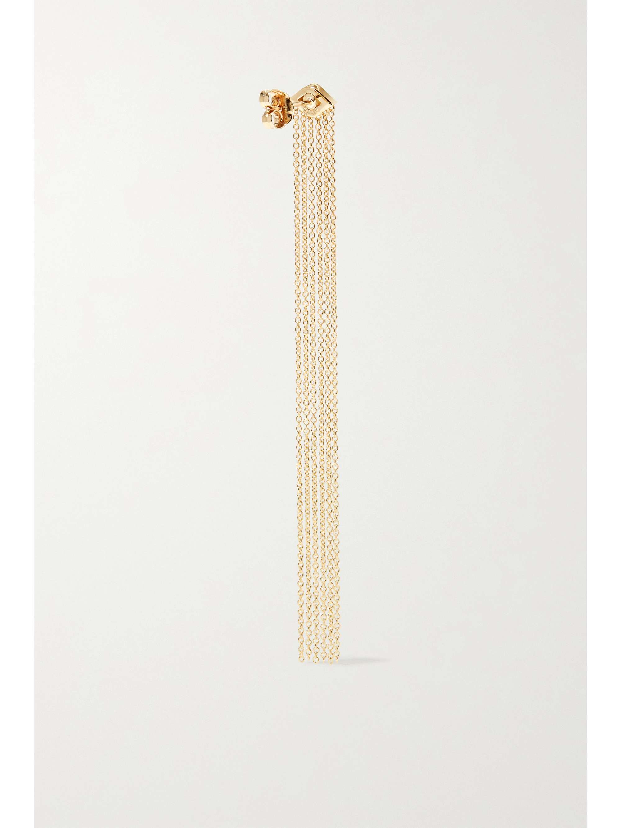 SYDNEY EVAN Evil Eye 14-karat gold earrings