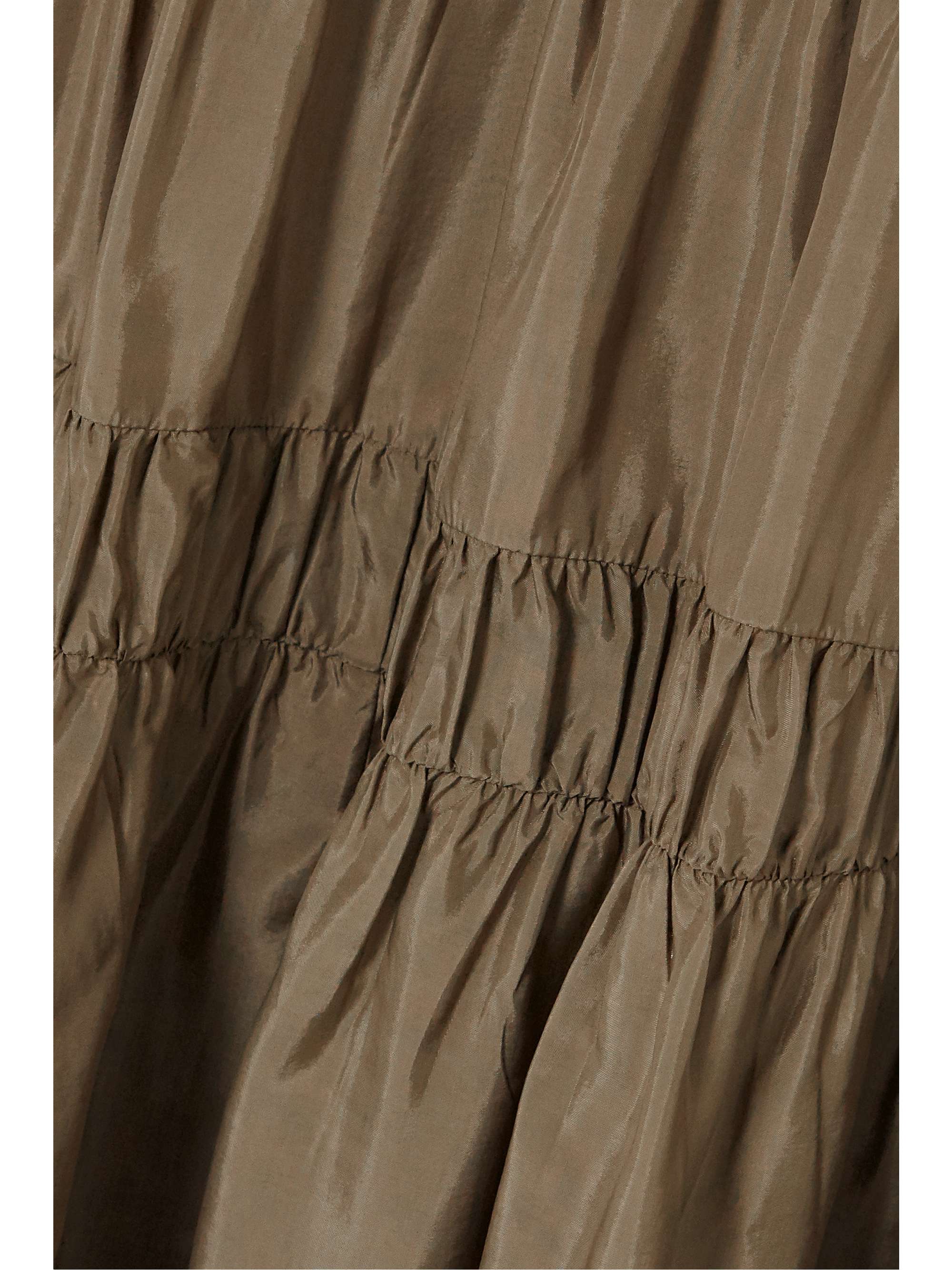 SEE BY CHLOÉ Tiered ruffled habotai skirt