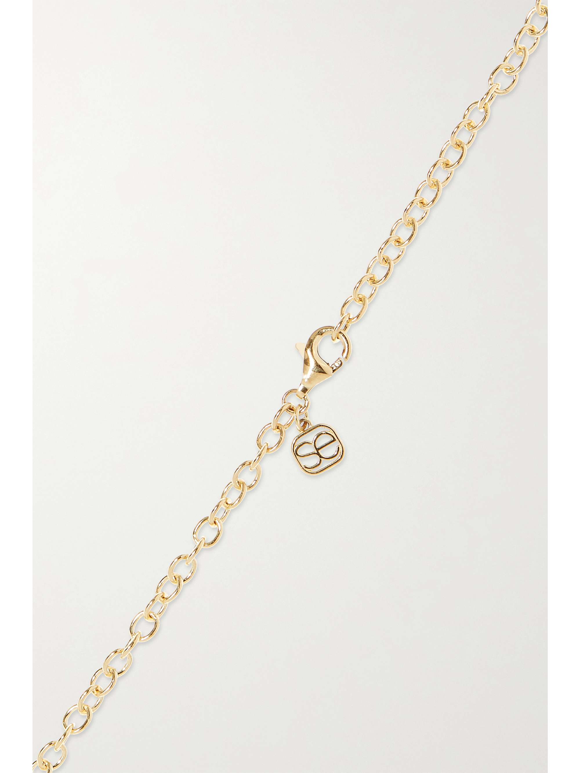 SYDNEY EVAN Daisy 14-karat gold diamond necklace