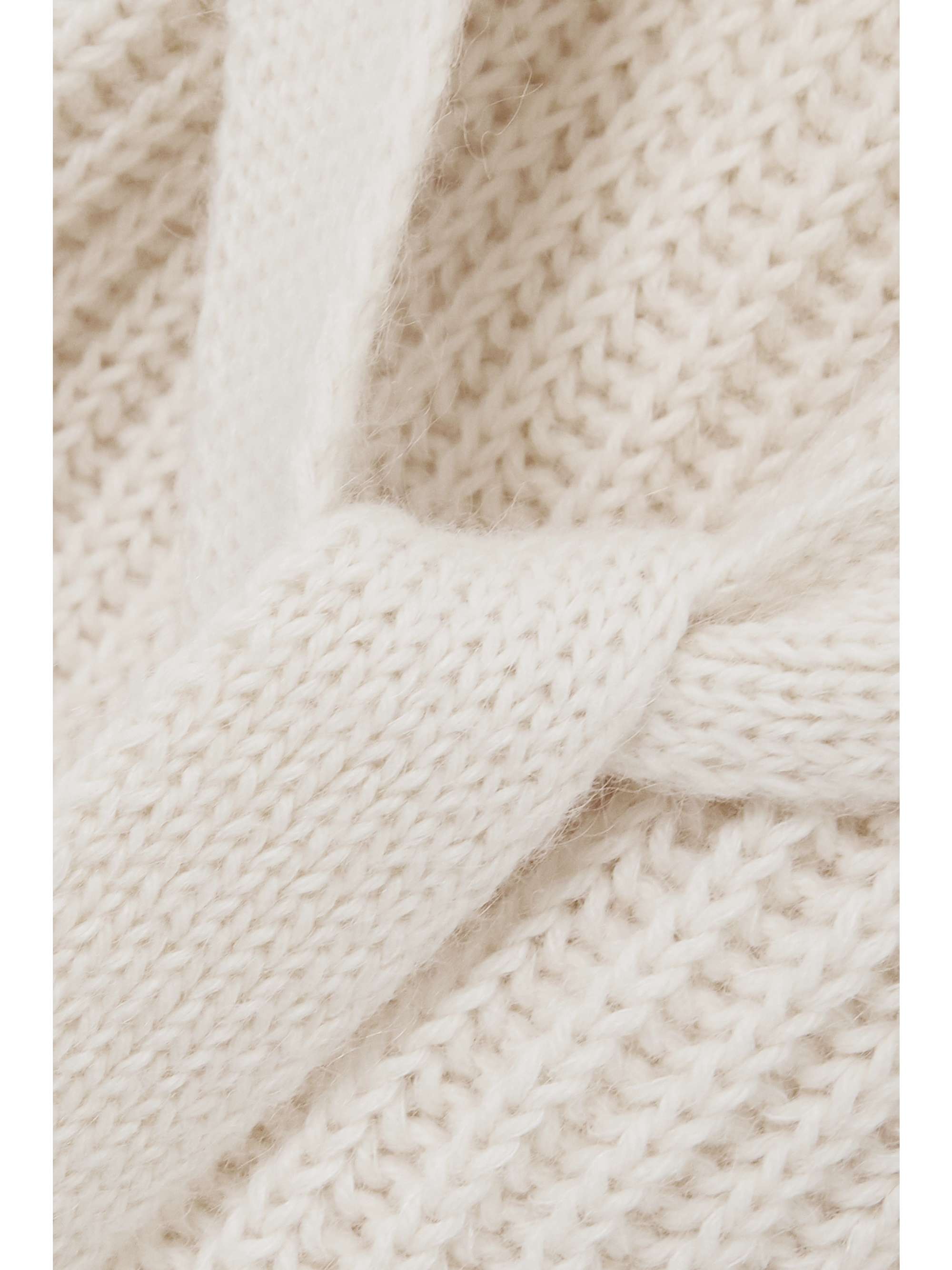 LOEWE Belted ribbed alpaca-blend sweater