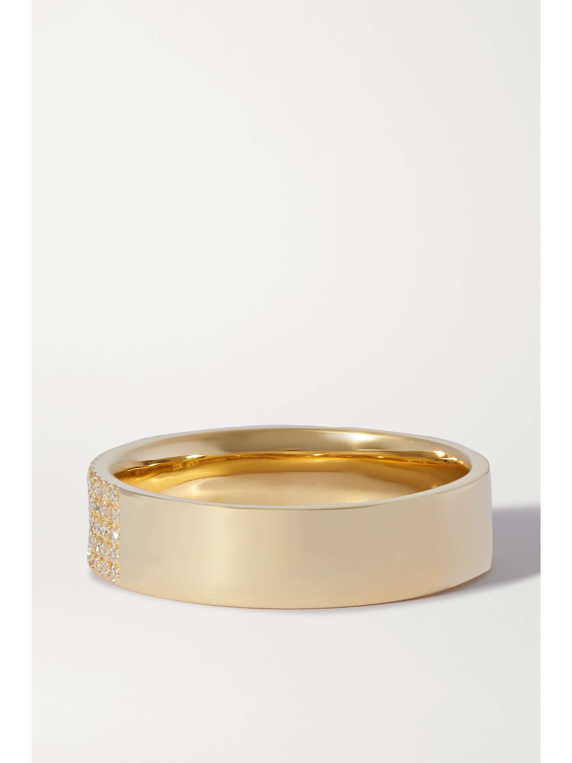 STONE AND STRAND Glamorous 10-karat gold diamond ring