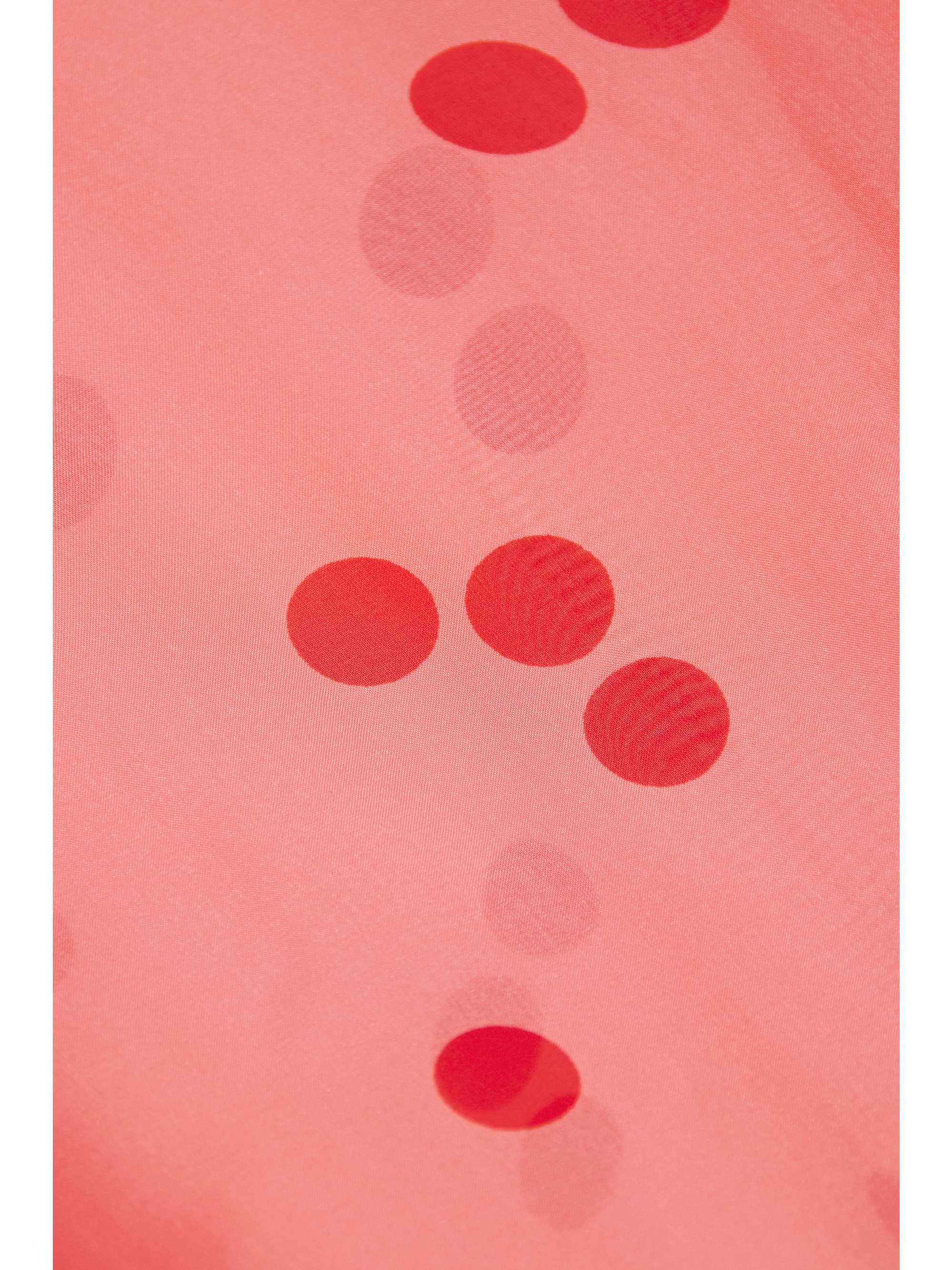 ALAÏA Edition polka-dot silk-chiffon blouse