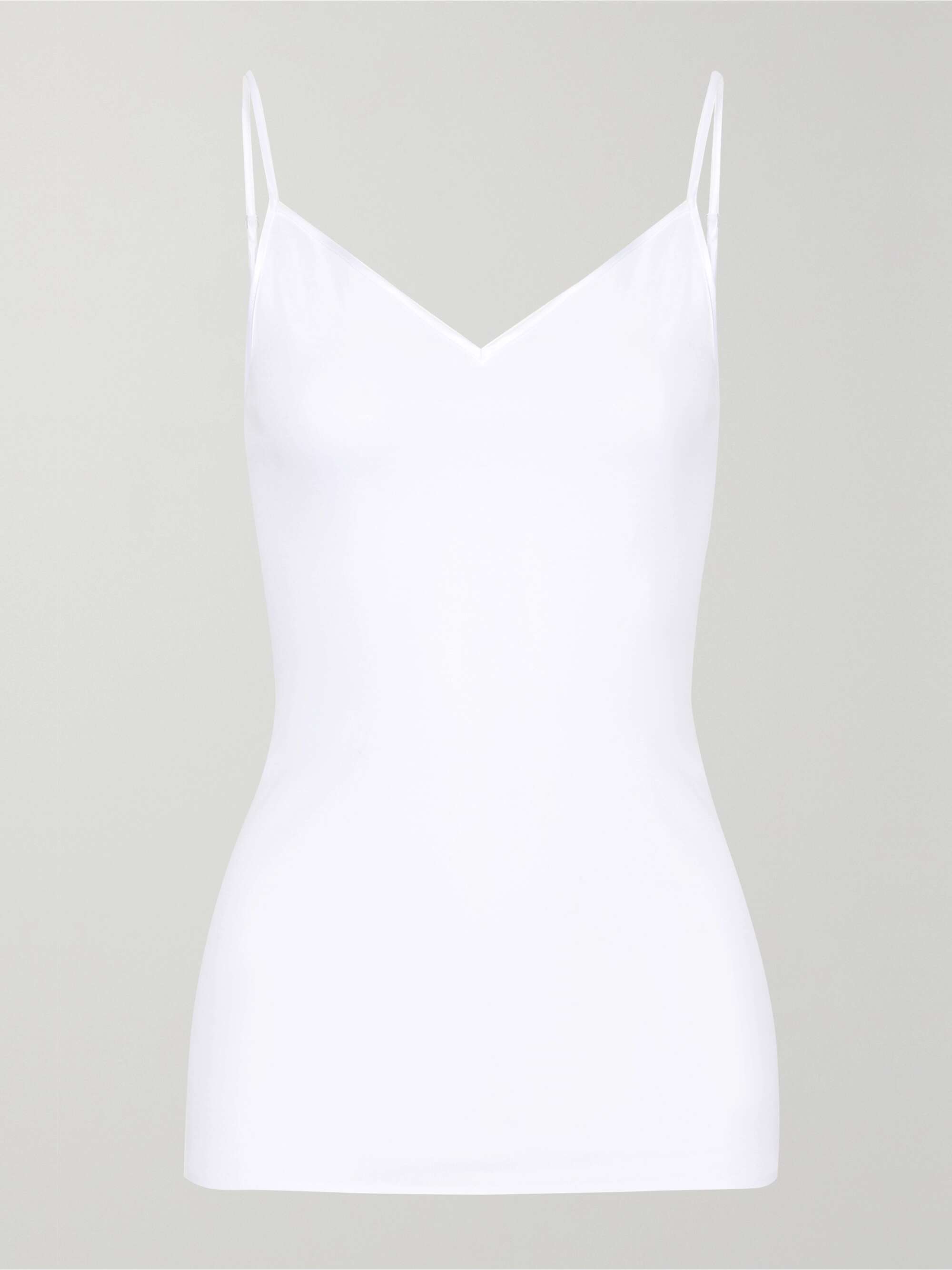 HANRO Satin-trimmed mercerized cotton camisole | NET-A-PORTER