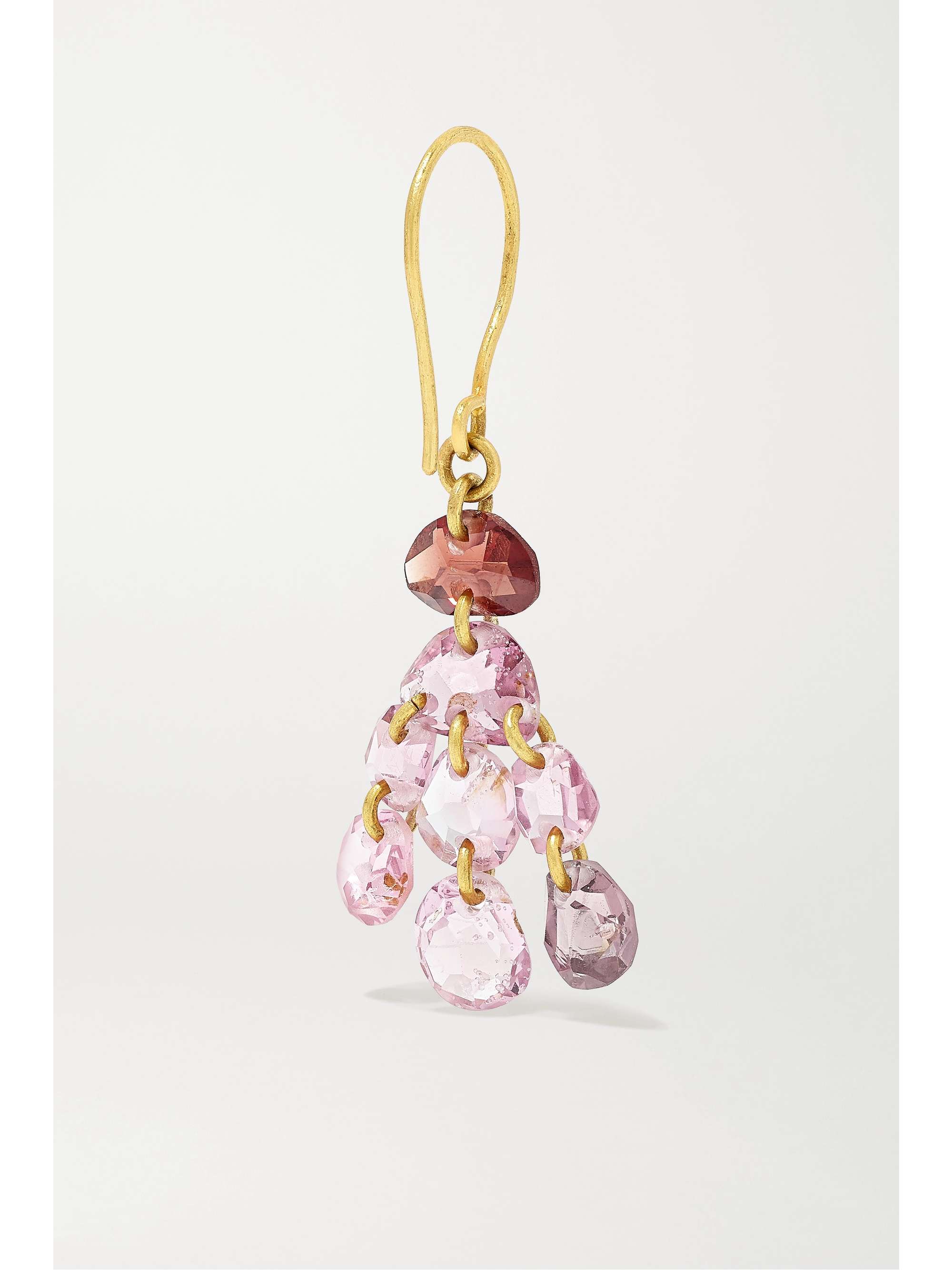 PIPPA SMALL 18-karat gold spinel earrings