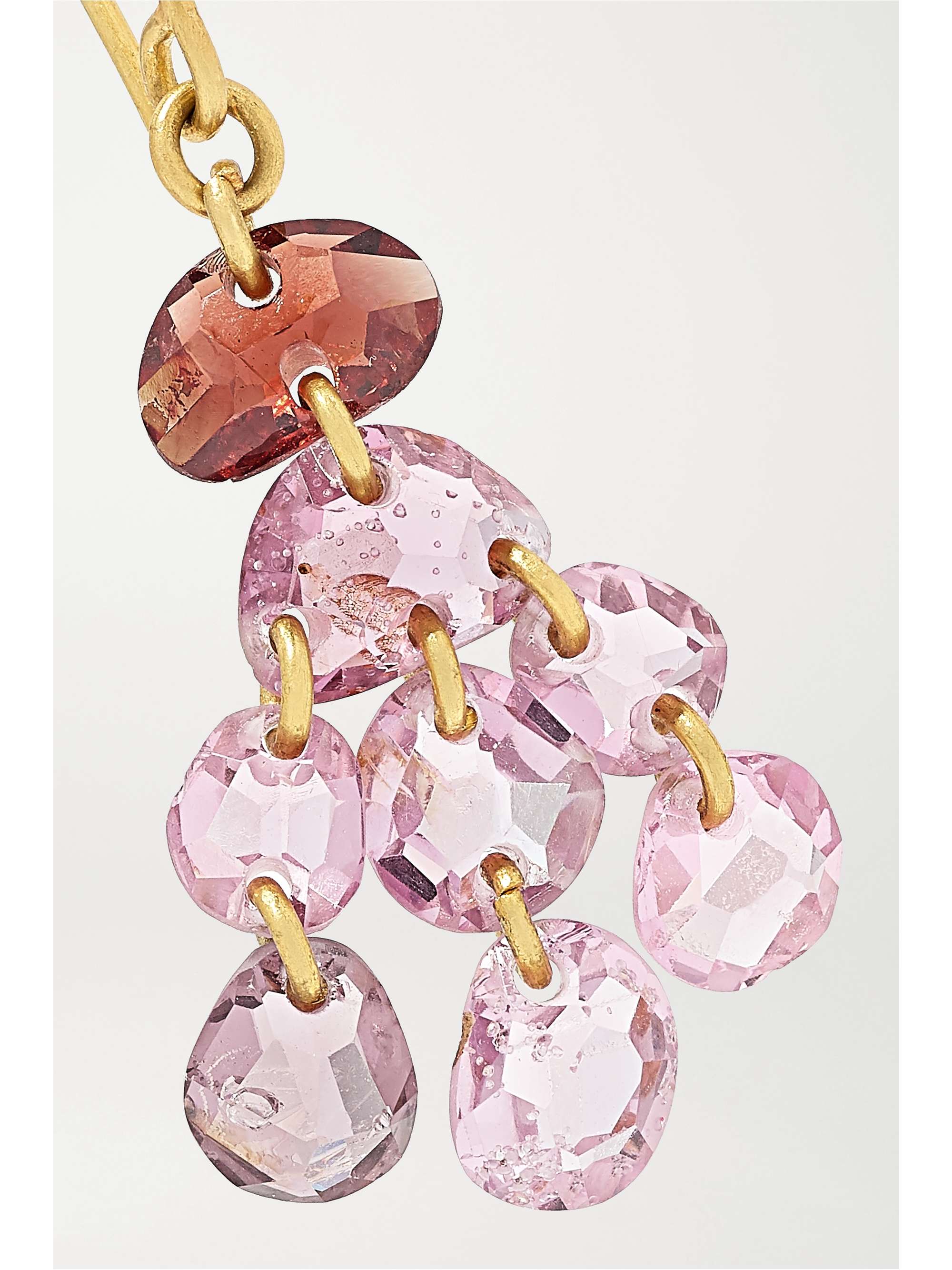 PIPPA SMALL 18-karat gold spinel earrings