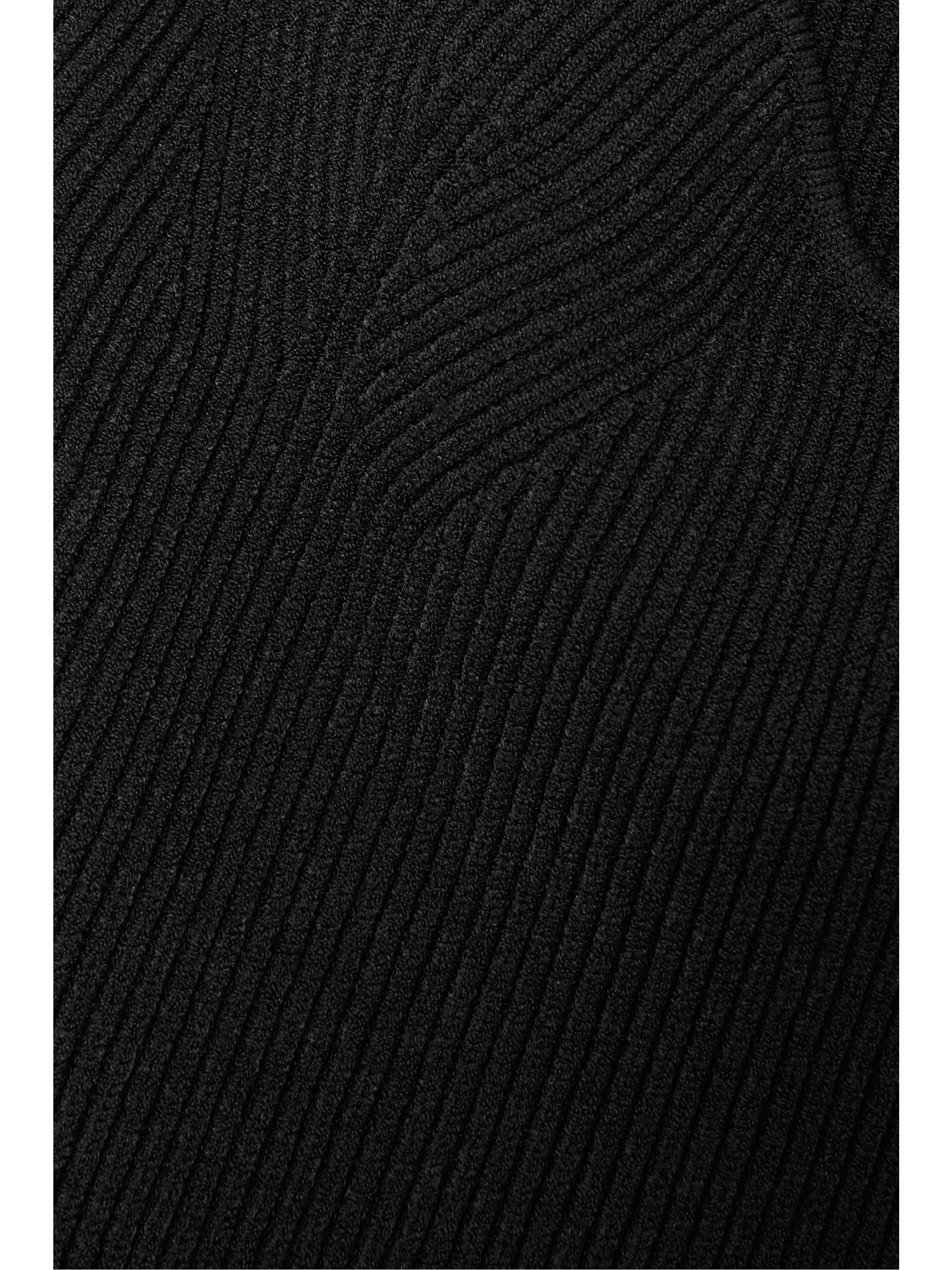 KHAITE Allegra ribbed-knit midi dress