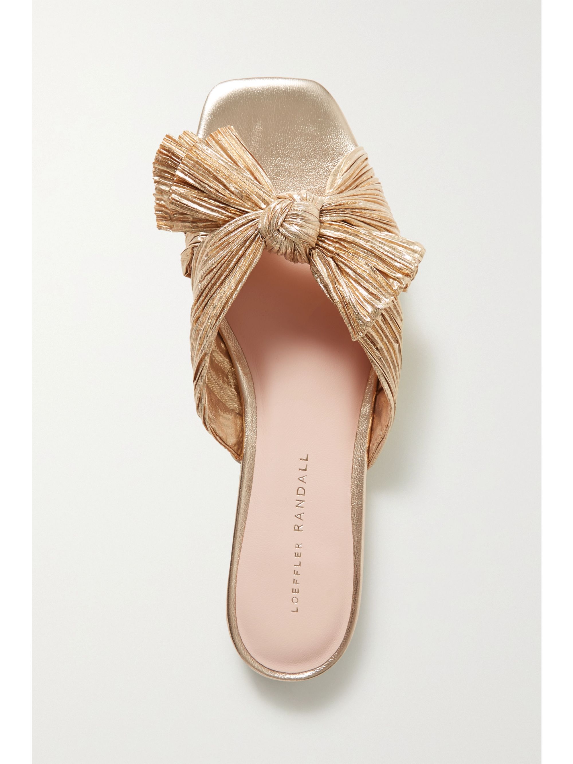 loeffler randall gold flats