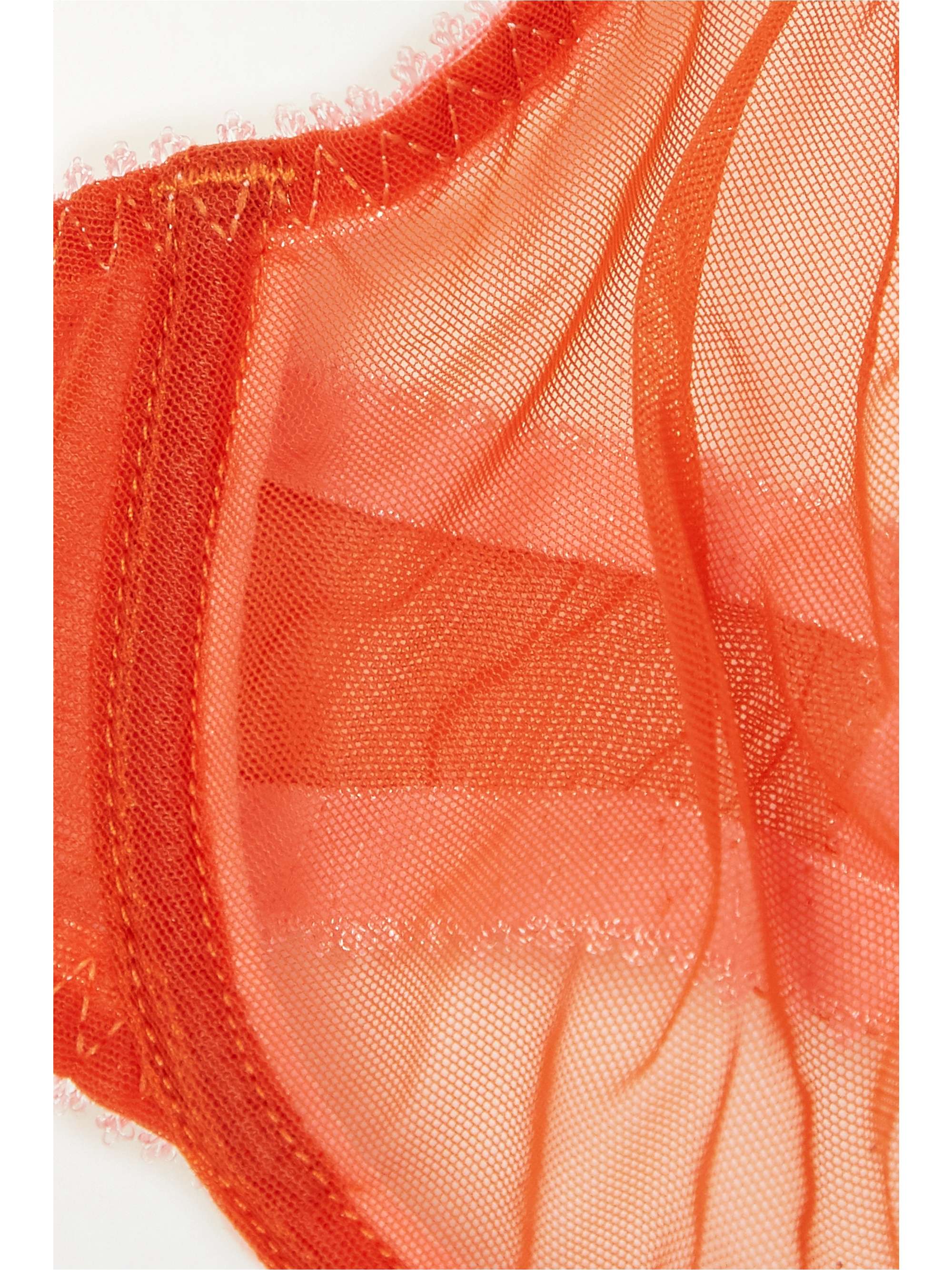 DORA LARSEN Hanna stretch-tulle underwired bra