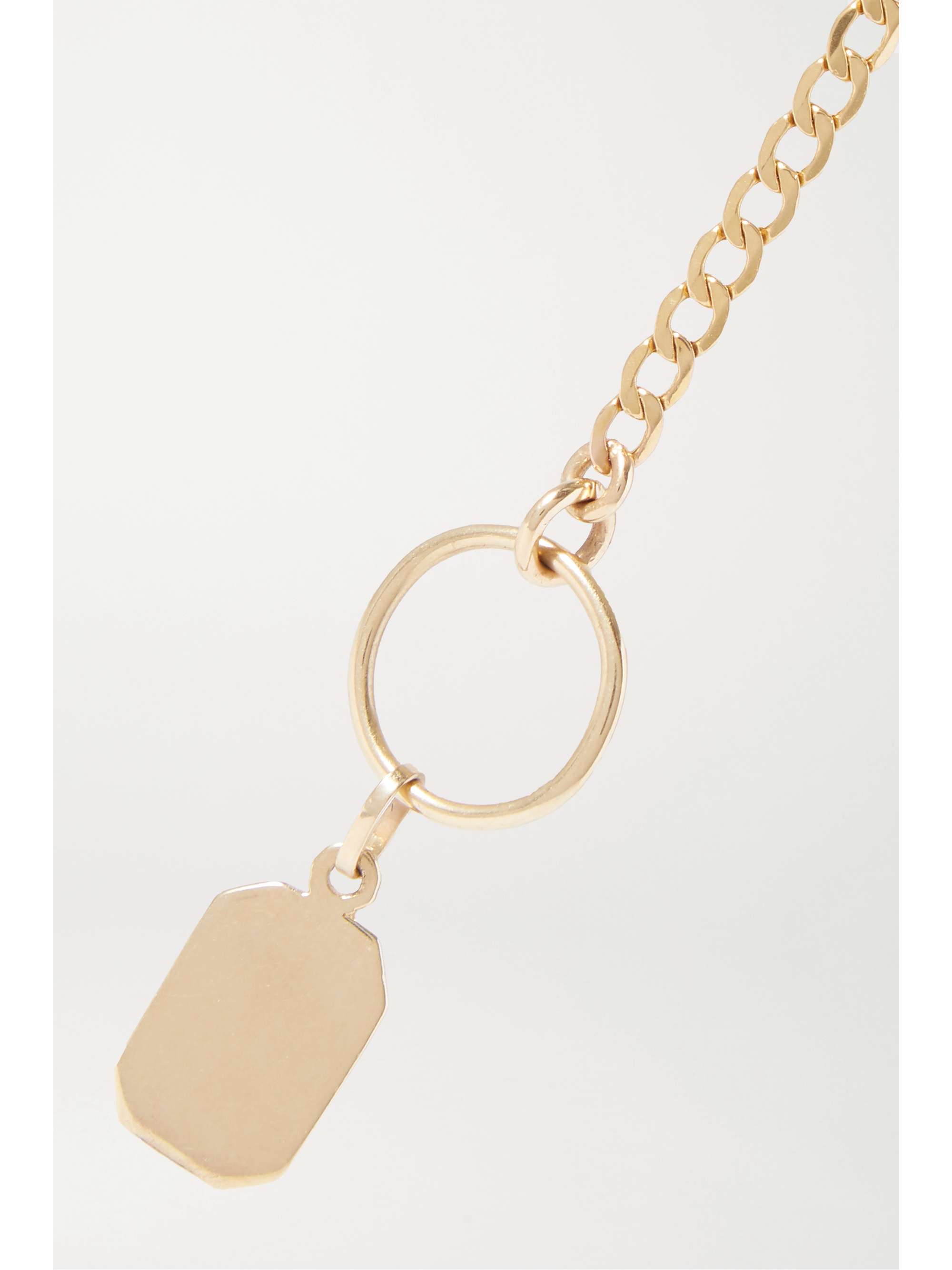 LOREN STEWART + NET SUSTAIN 14-karat gold necklace