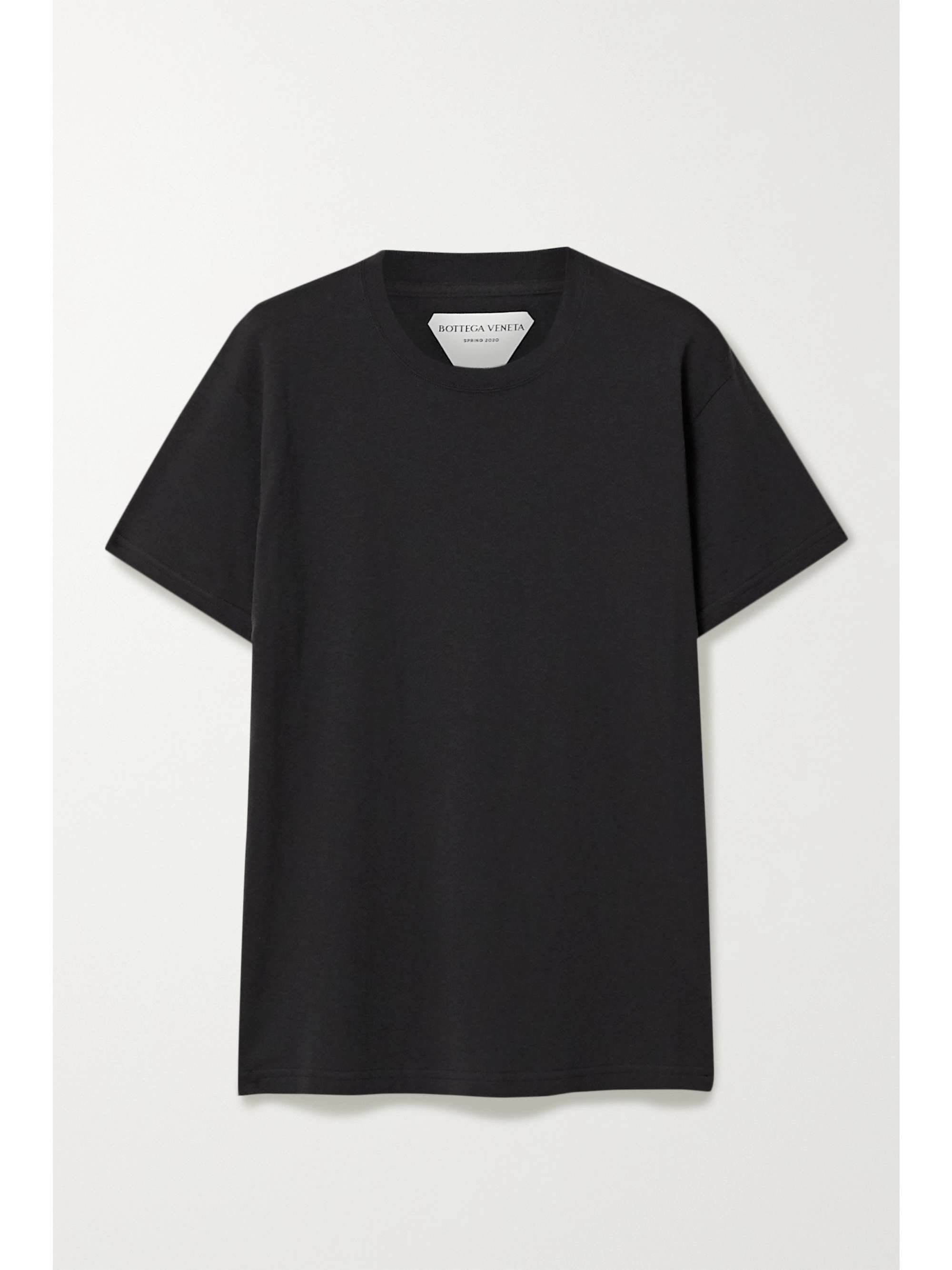 Charcoal Cotton-jersey T-shirt 