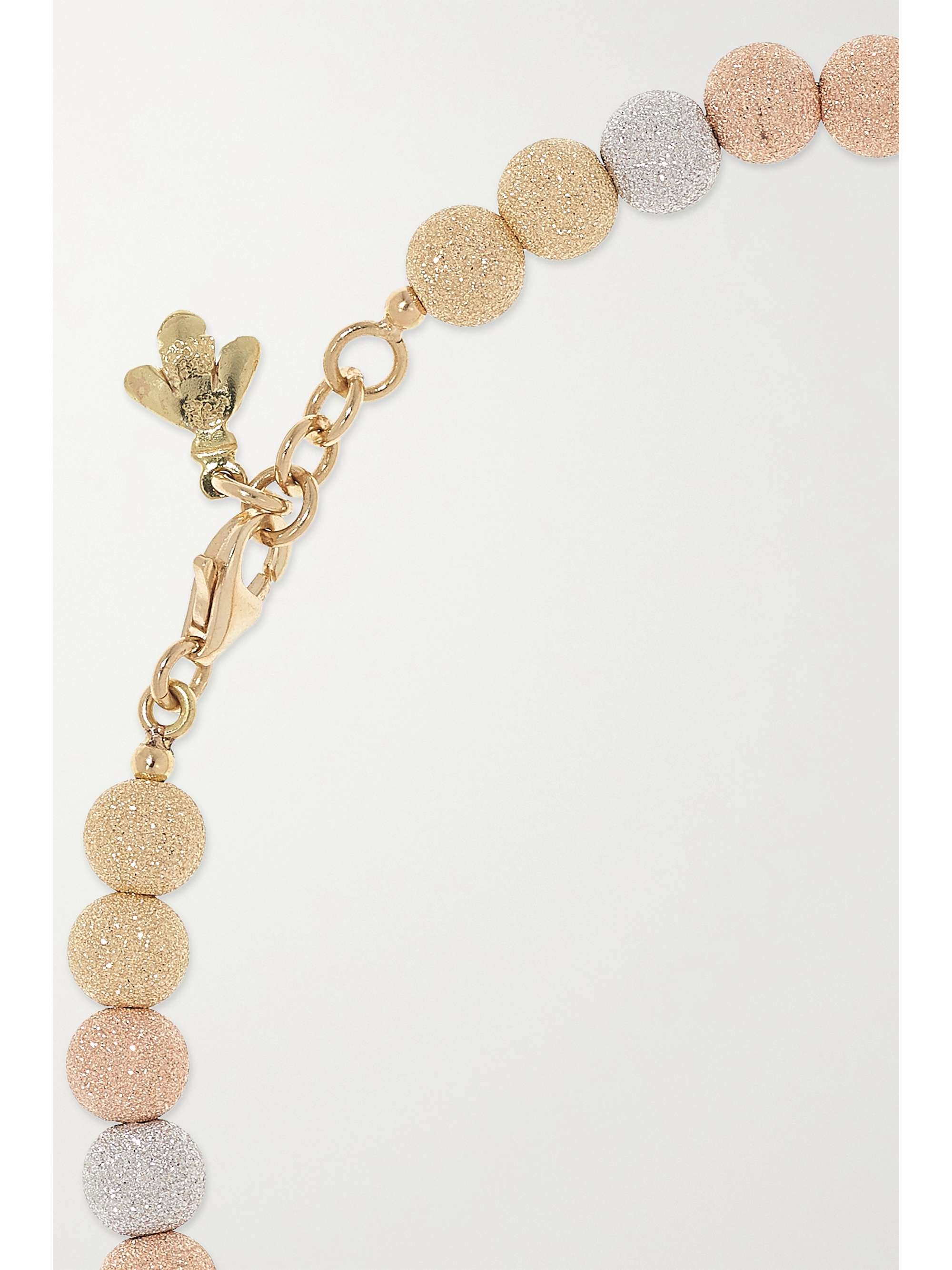 CAROLINA BUCCI Florentine 18-karat gold beaded bracelet