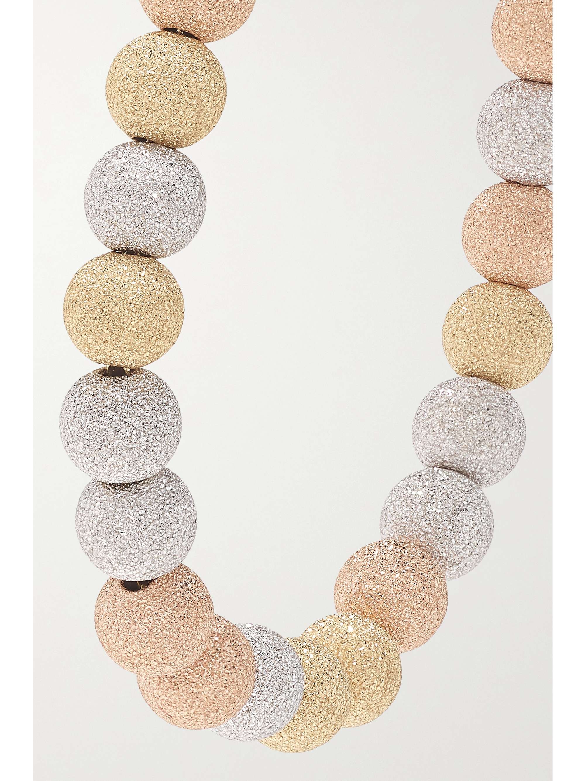 CAROLINA BUCCI Florentine 18-karat gold beaded bracelet