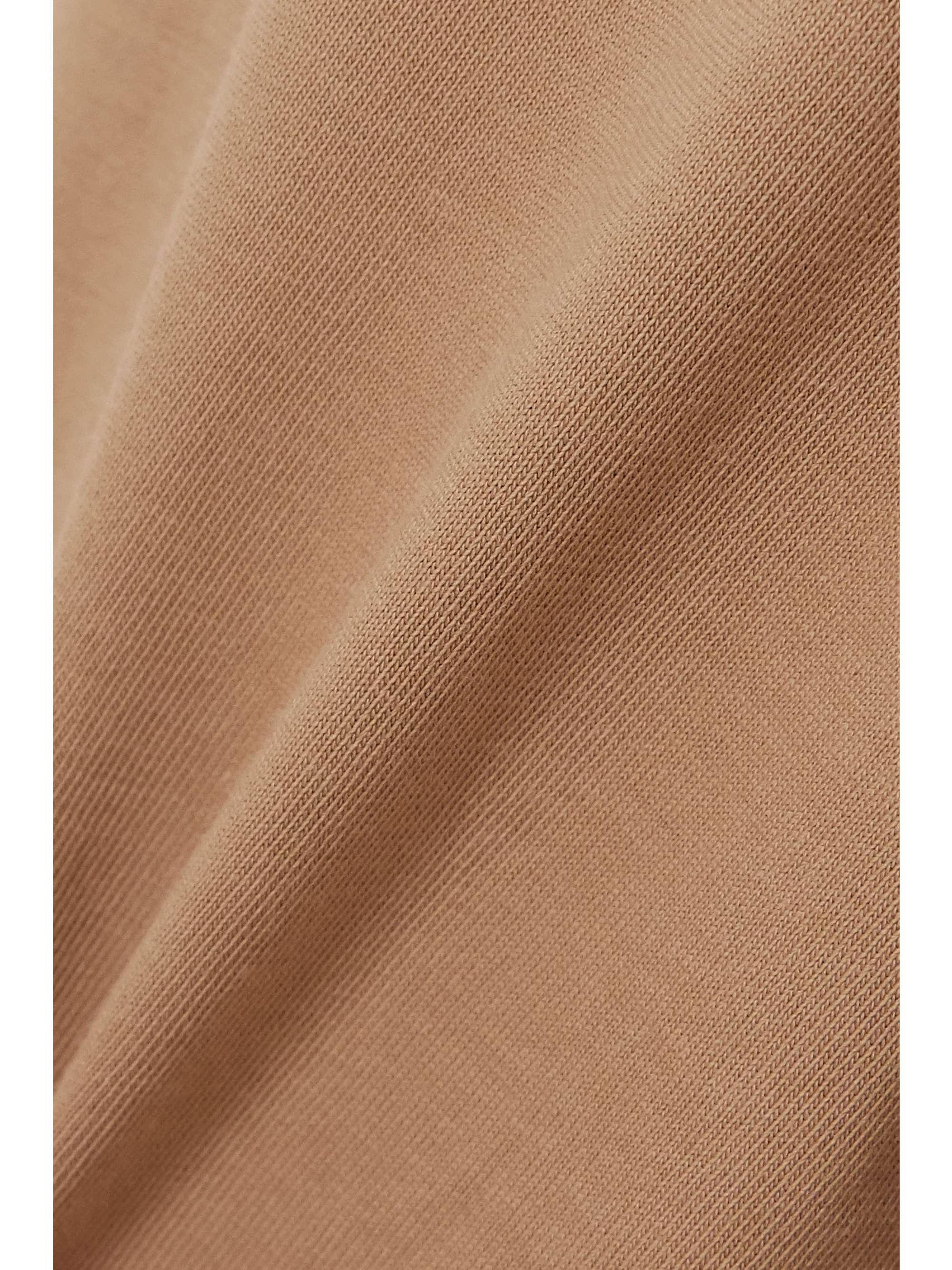 VINCE Cropped cotton-jersey wide-leg pants