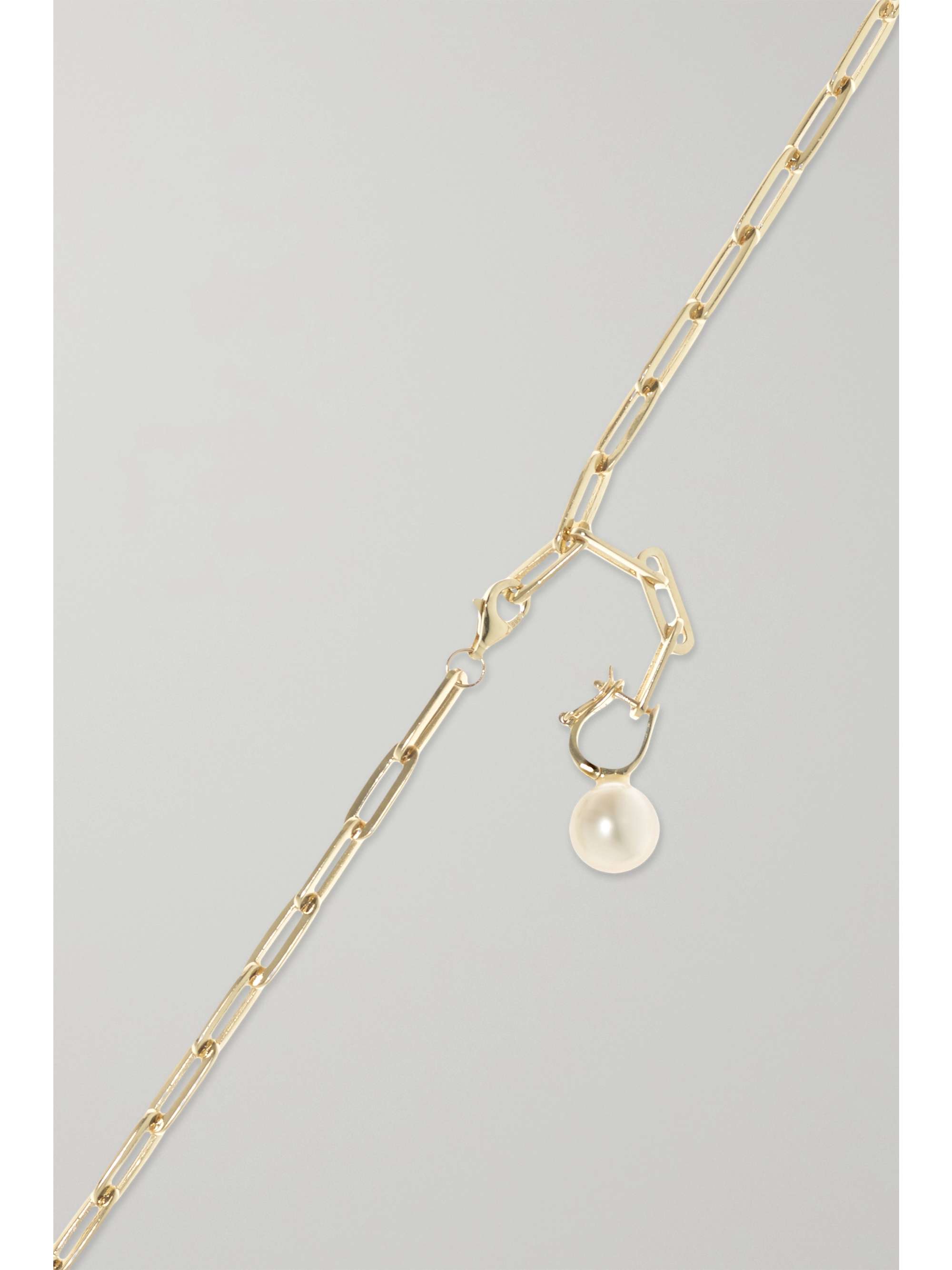 MATEO 14-karat gold pearl necklace