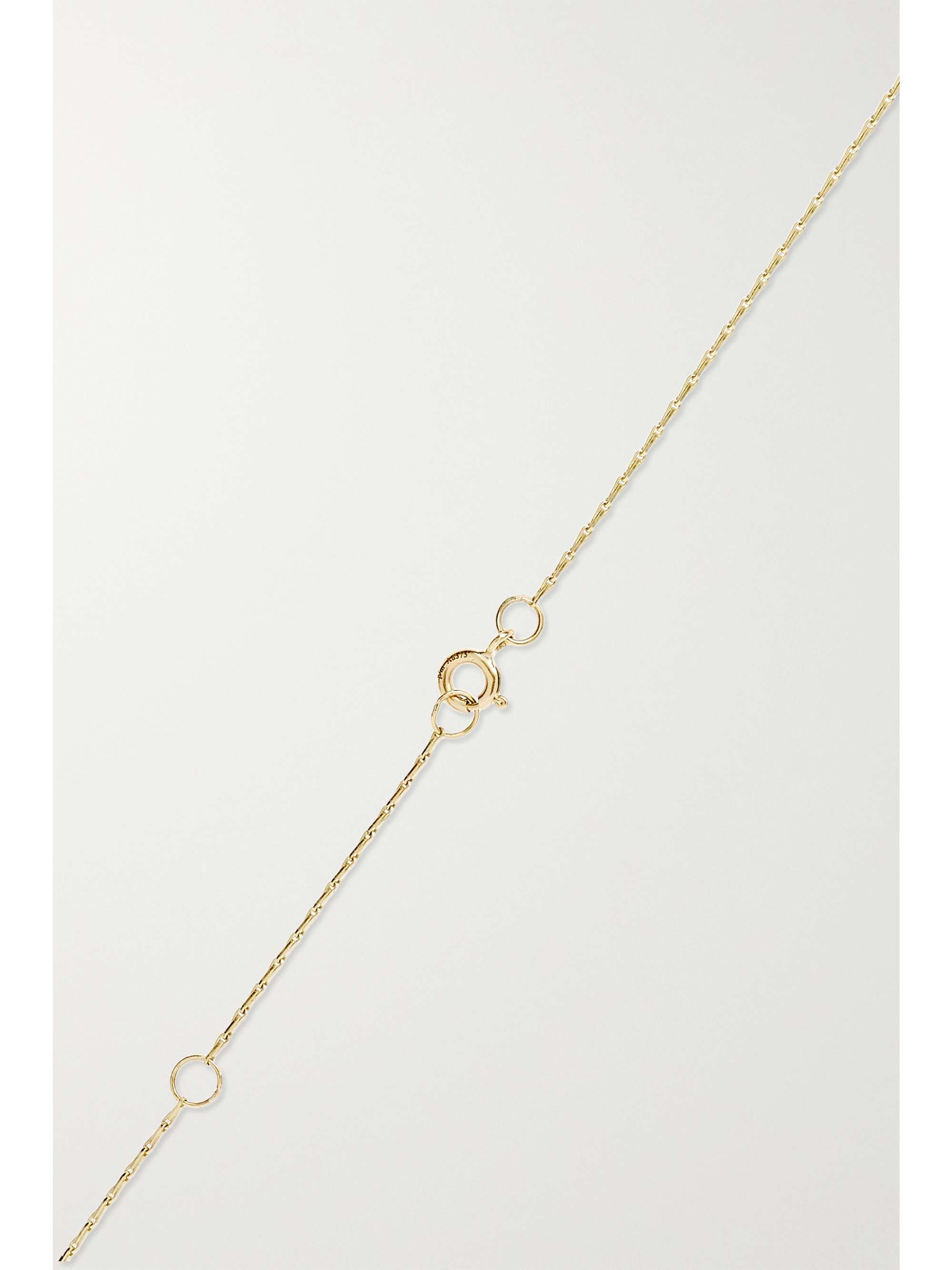 PASCALE MONVOISIN Collier en or 9 carats (375/1000) et cristal L'amour
