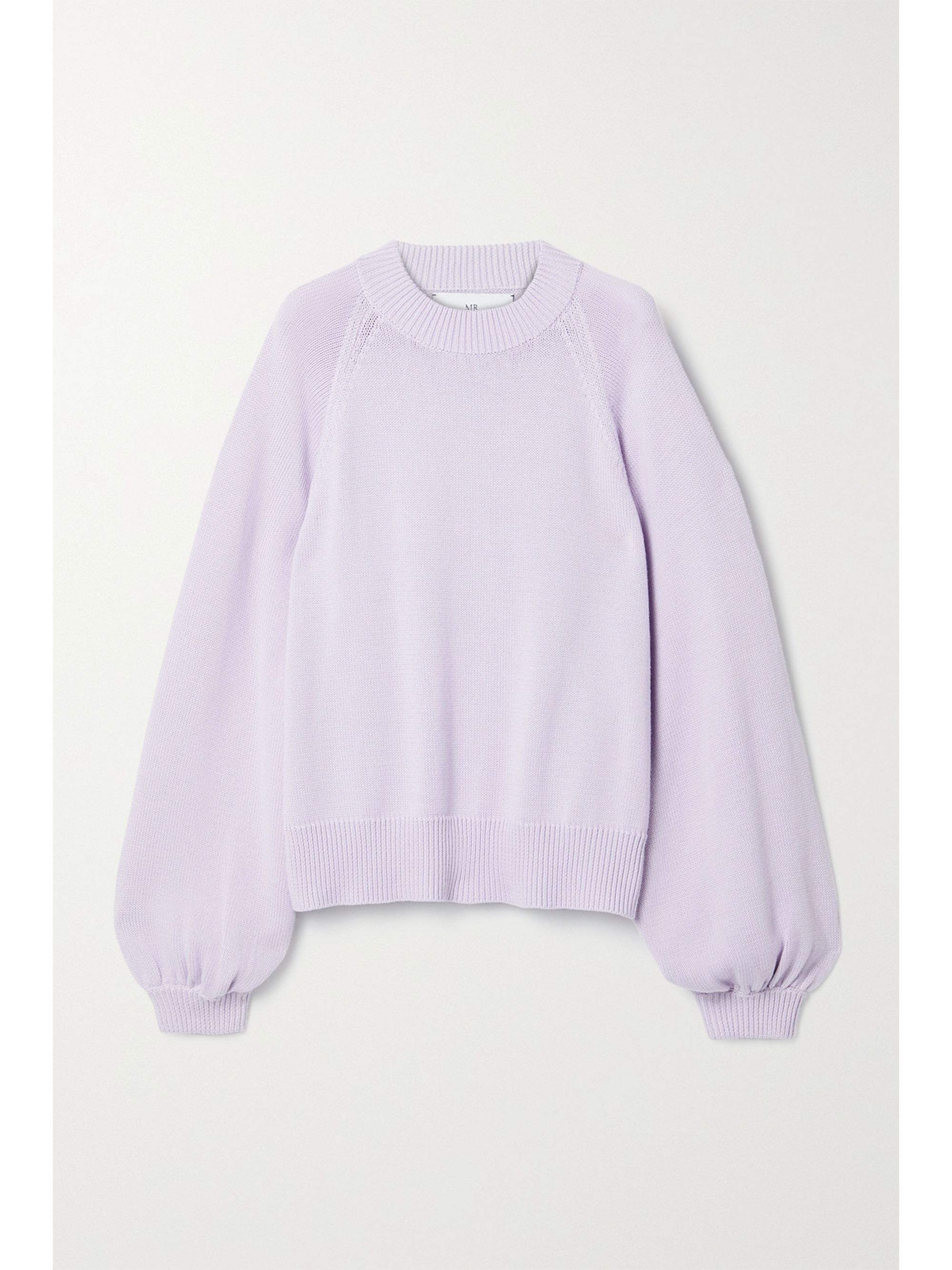 lilac knitwear