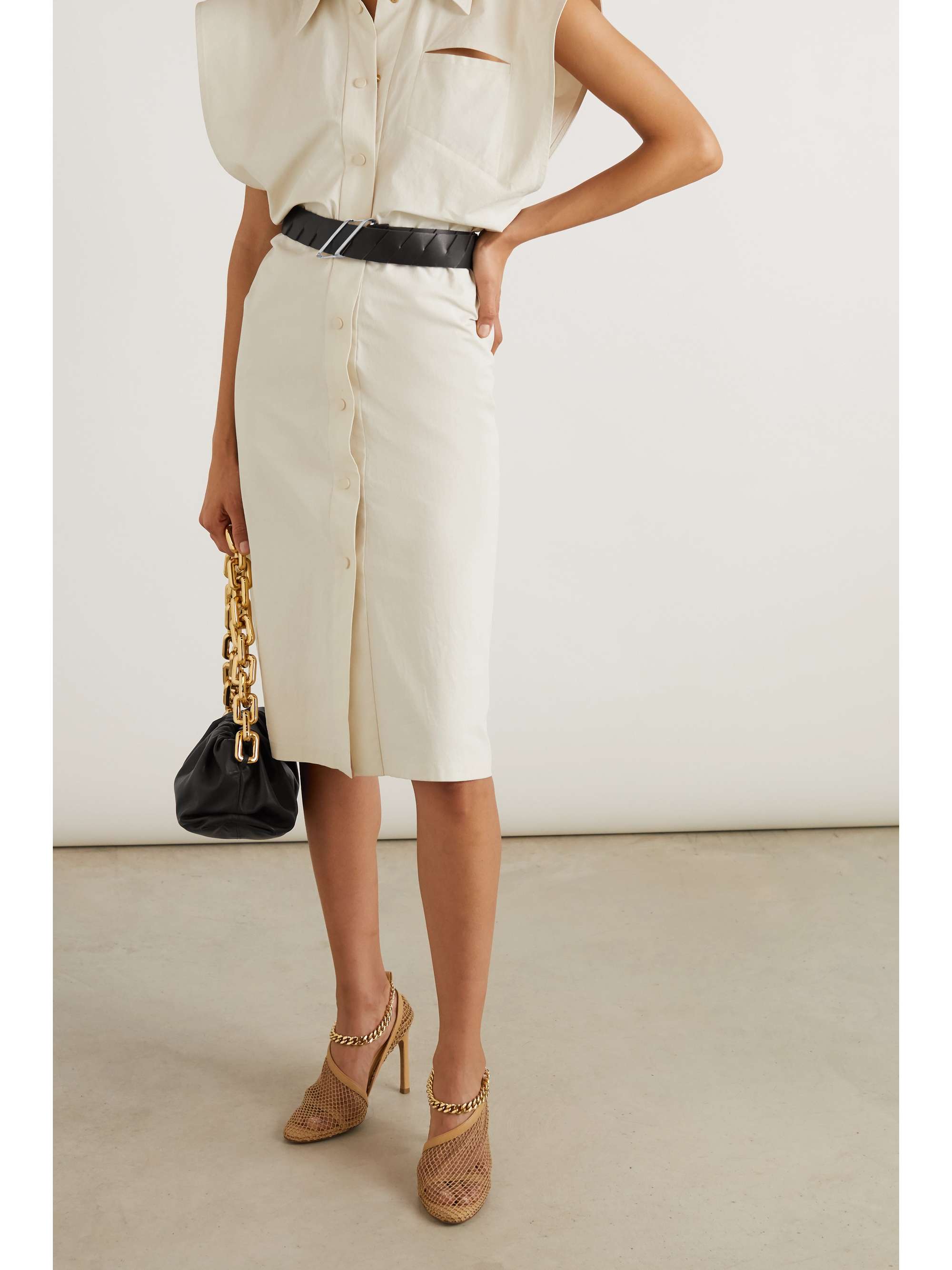 bv leather belt