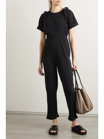 Baserange + NET SUSTAIN Cepha ribbed organic cotton-jersey jumpsuit