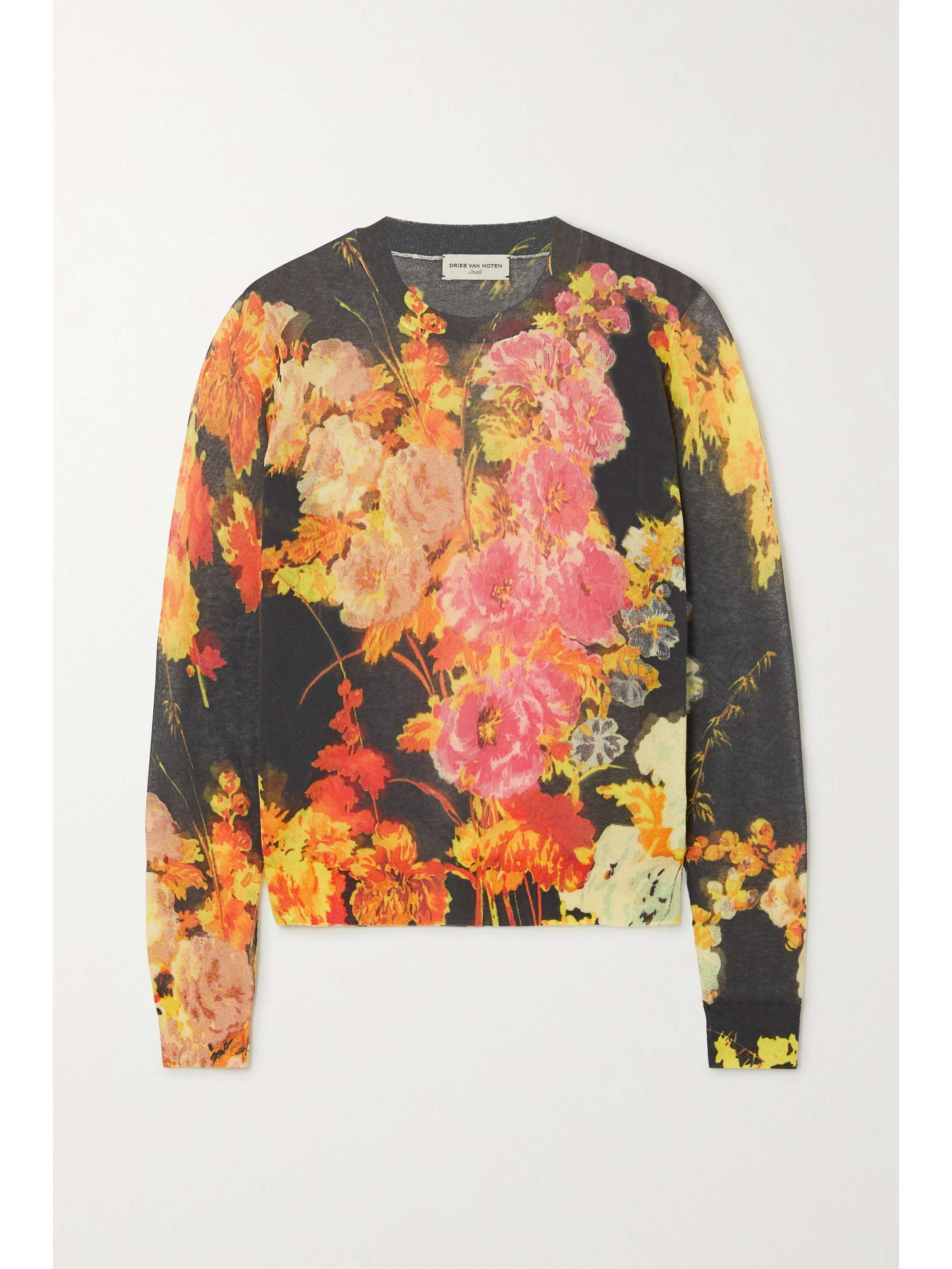 floral print sweater