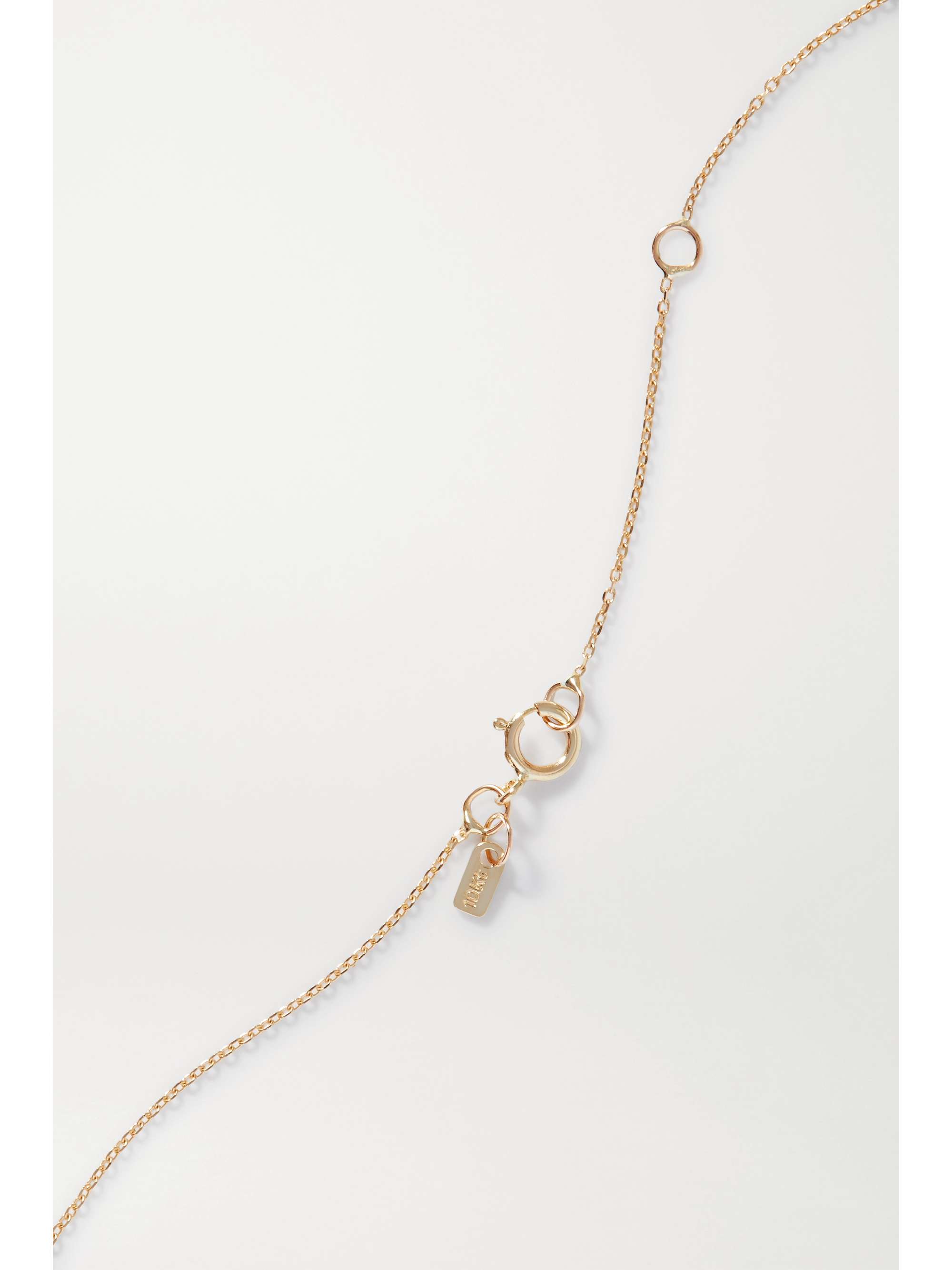 SARAH & SEBASTIAN Celestial Aquarius 10-karat gold diamond necklace