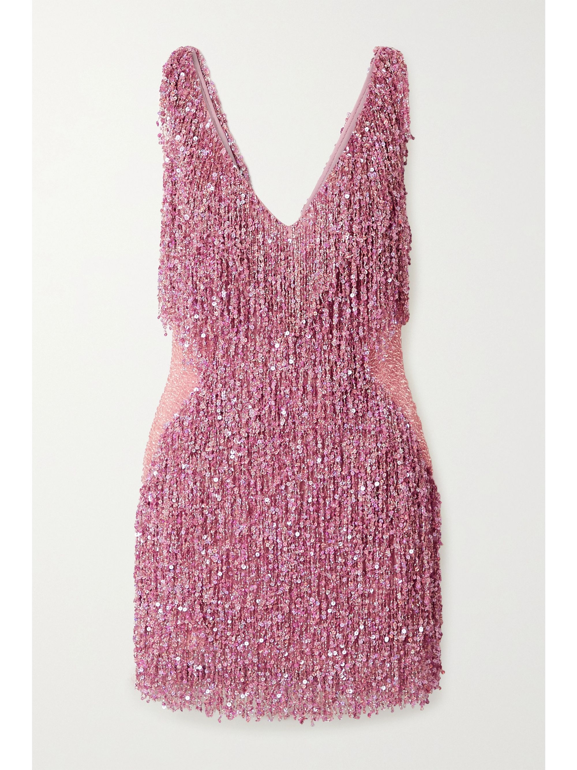 Gatsby embellished chiffon mini dress Clearance