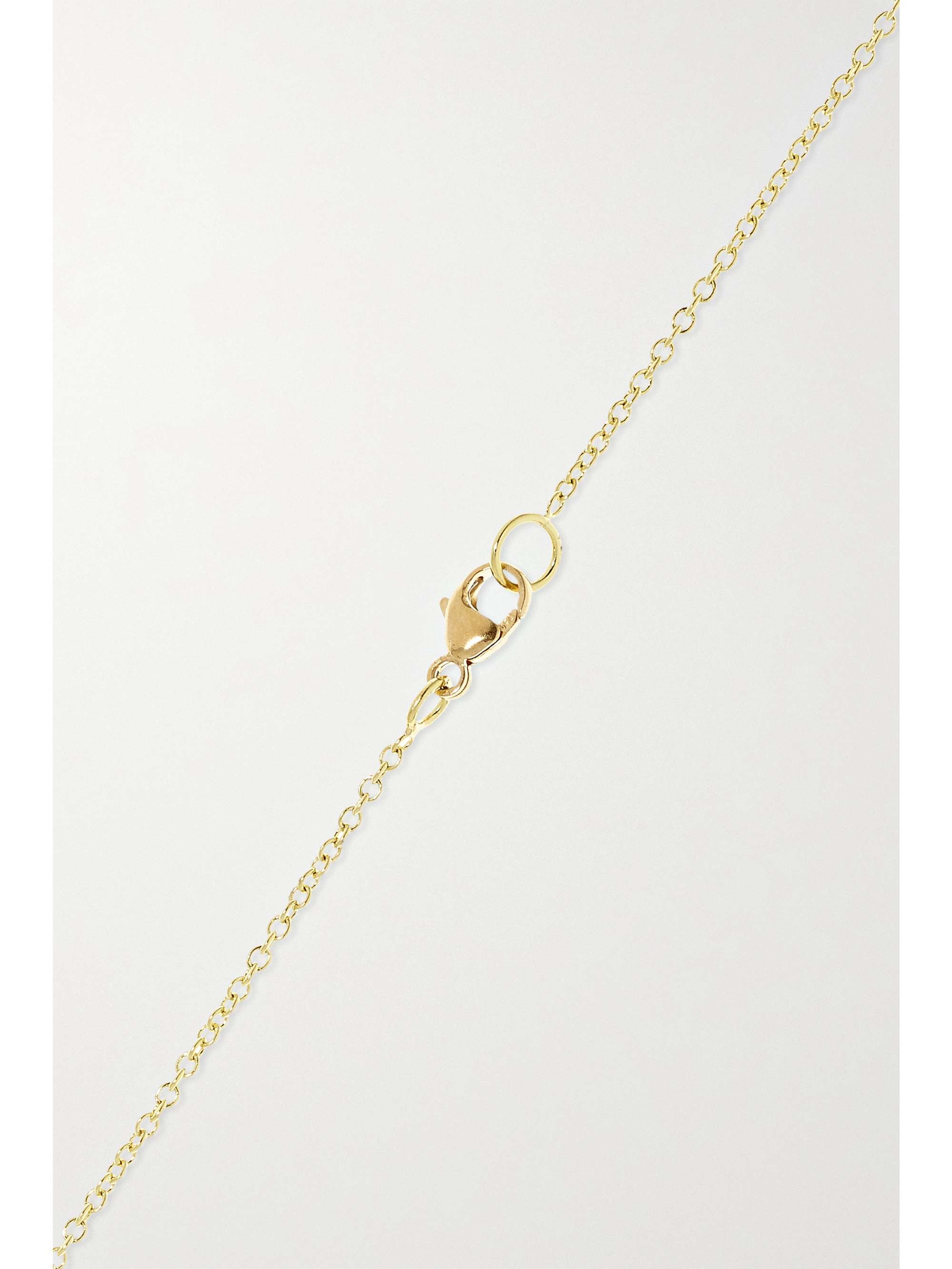 IPPOLITA Lollipop® mittelgroße Kette aus 18 Karat Grüngold mit Topas und Diamanten