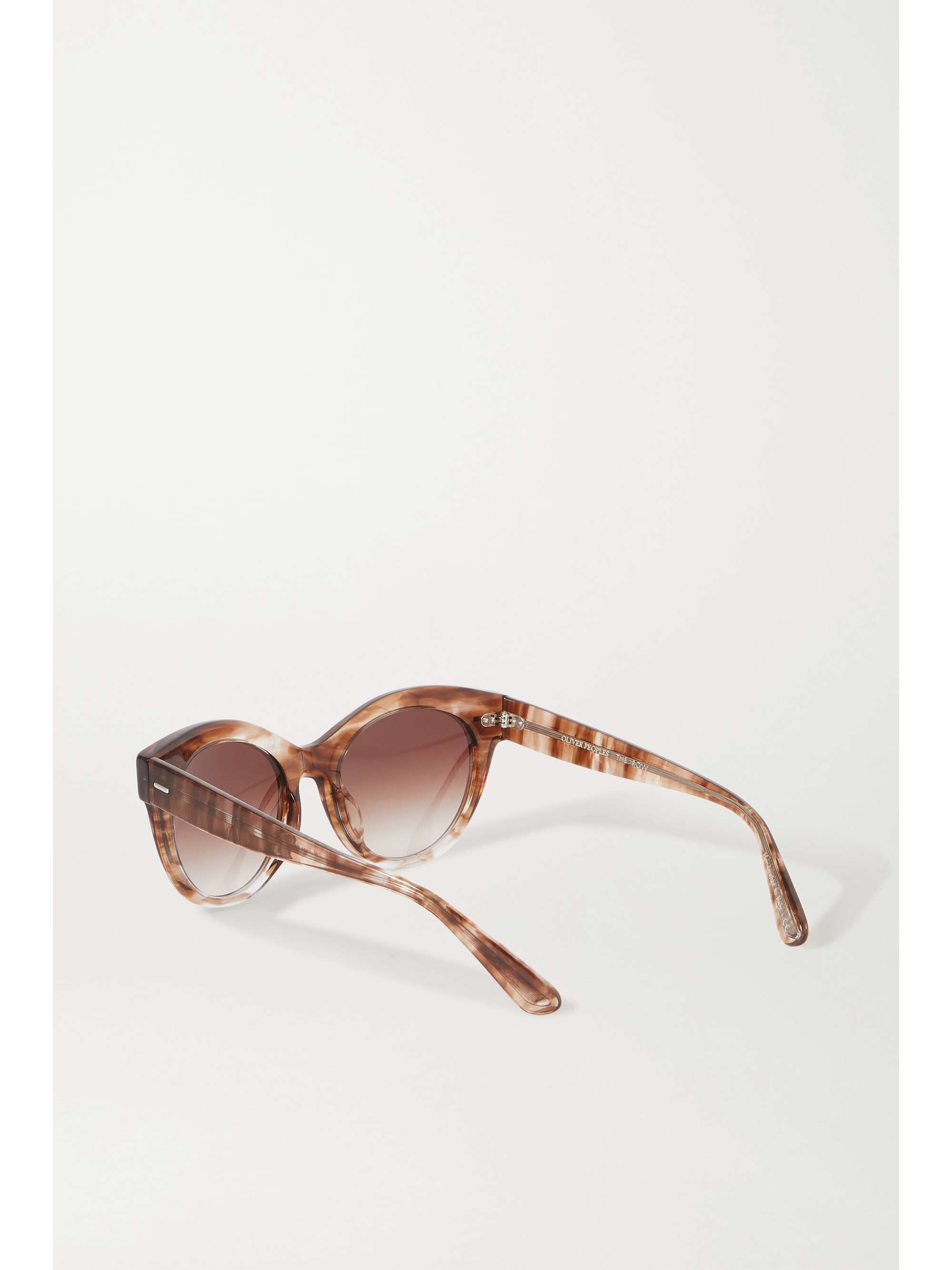 THE ROW + Oliver Peoples Georgica round-frame tortoiseshell acetate sunglasses