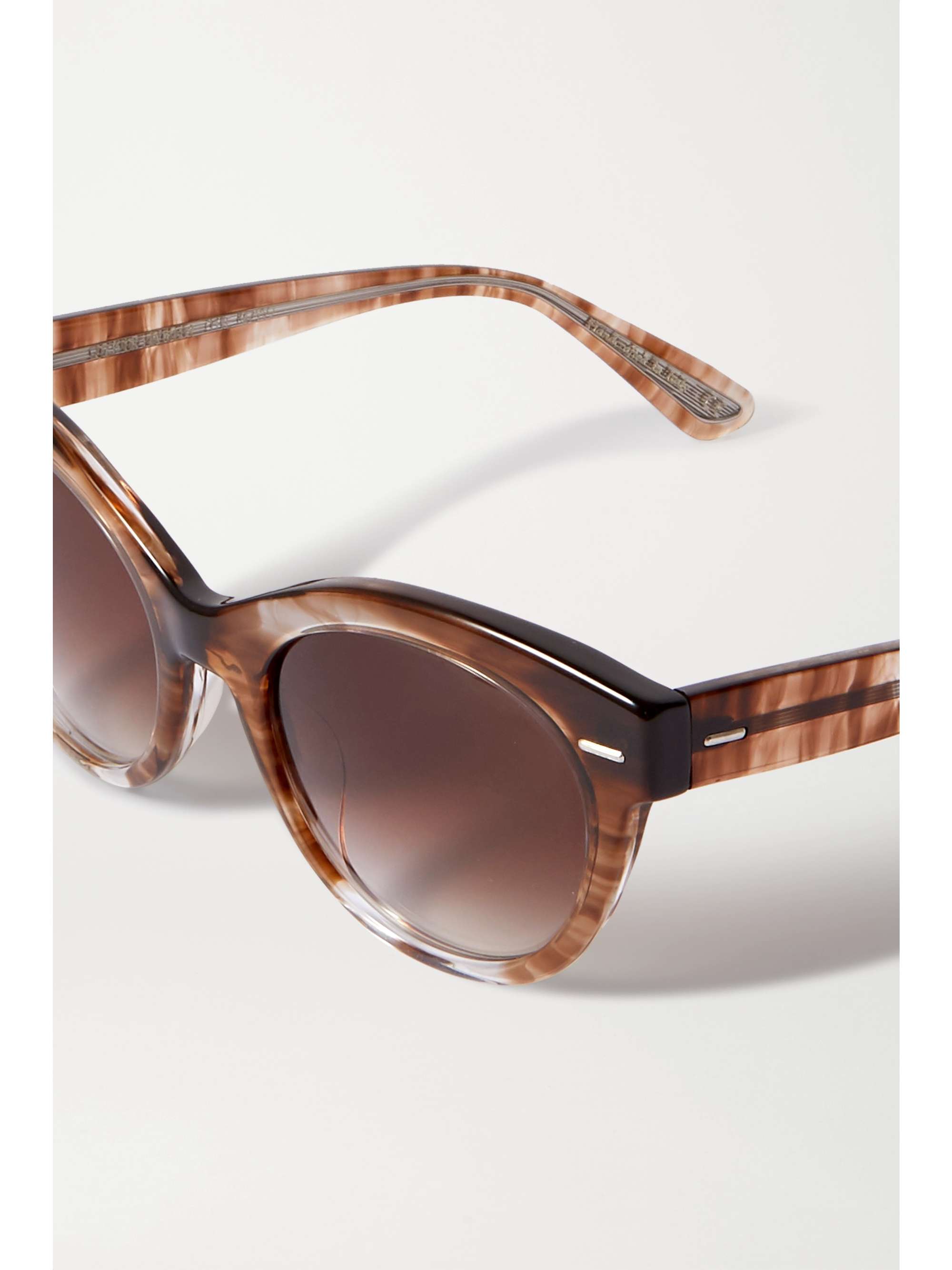 THE ROW + Oliver Peoples Georgica round-frame tortoiseshell acetate sunglasses