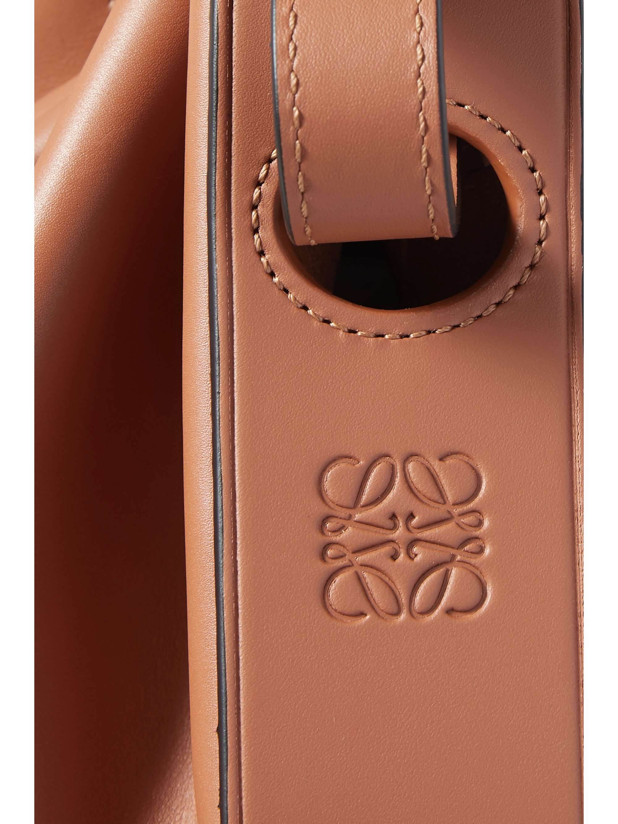 Balloon small leather bucket bag
