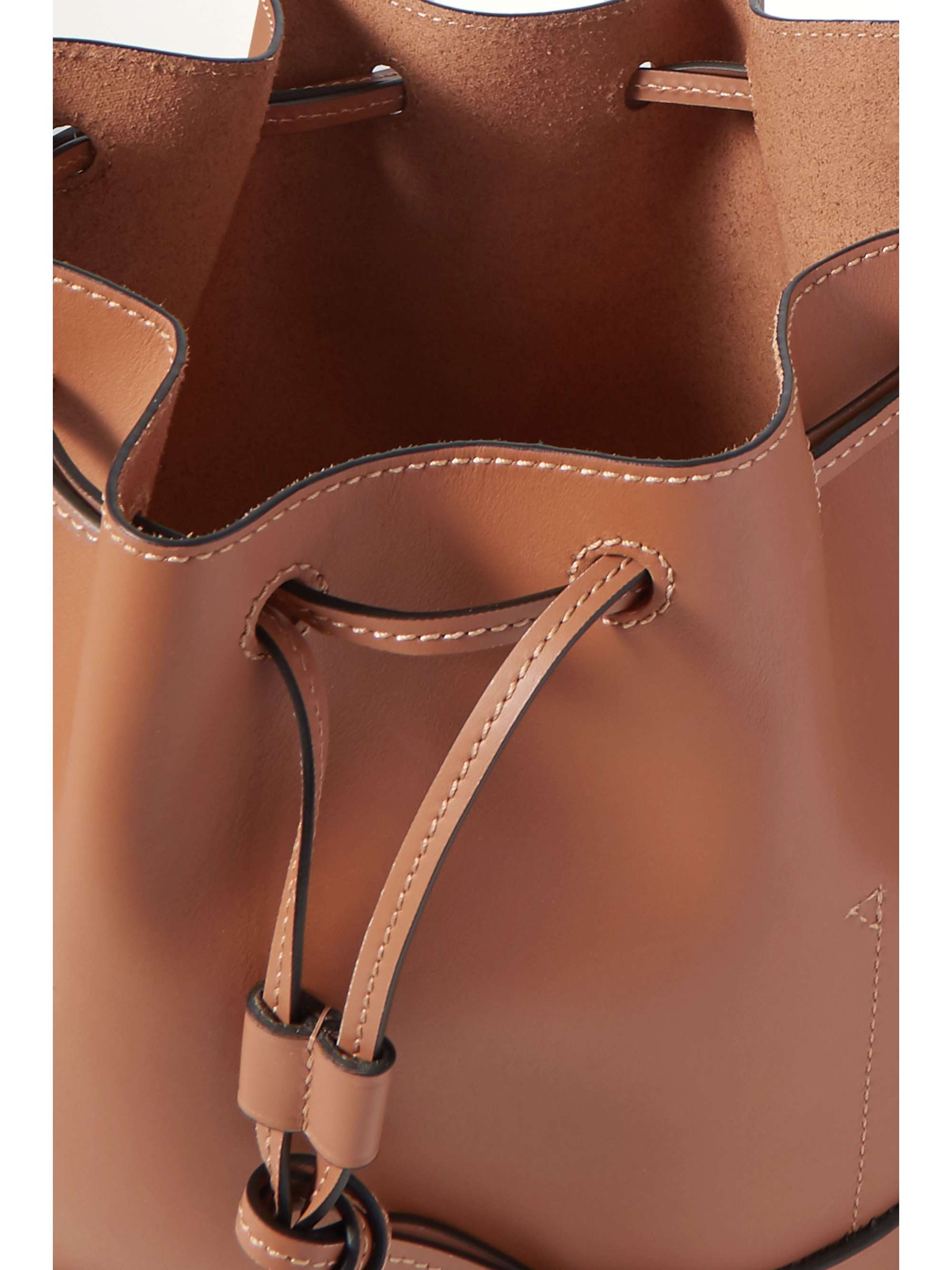 Buy Loewe Balloon Small Leather Bucket Bag - Brown At 40% Off