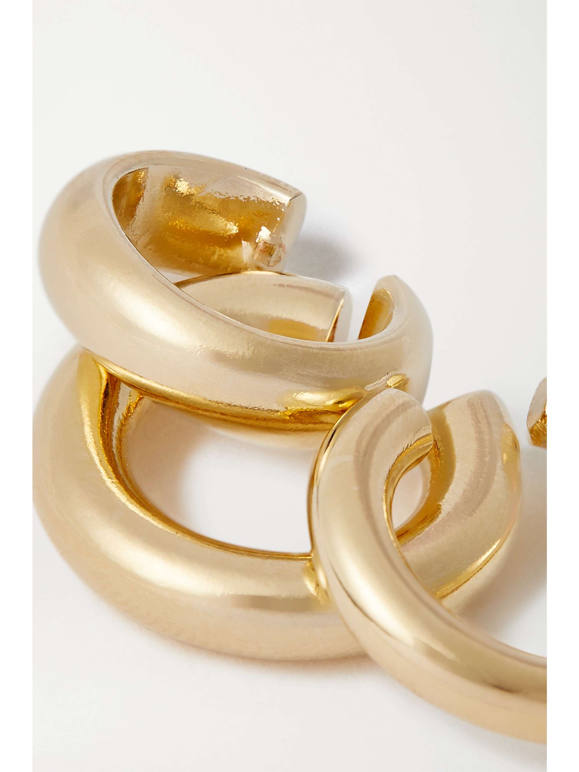 JENNIFER FISHER Gold-plated ear cuff trio