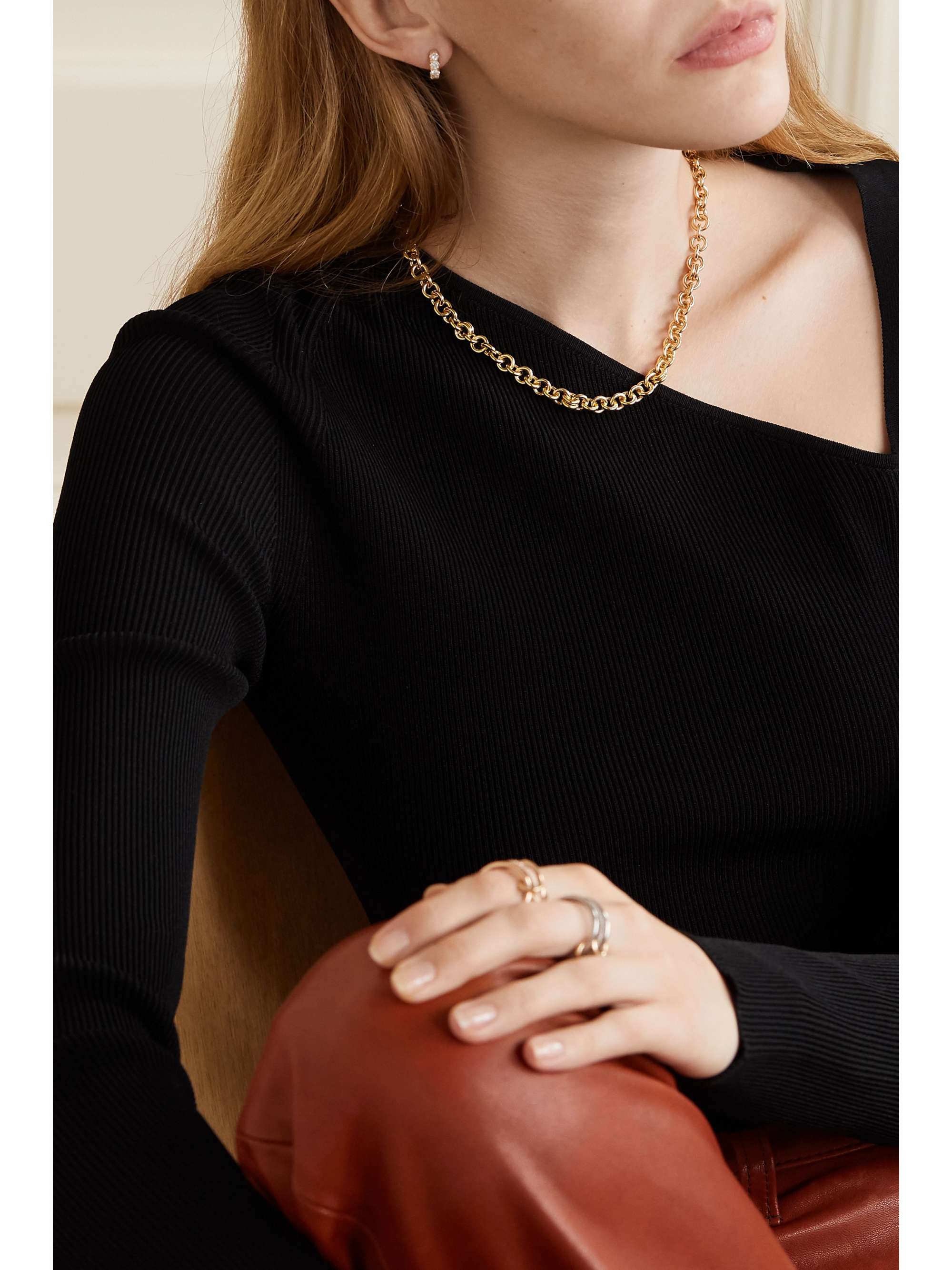 SPINELLI KILCOLLIN Serpens 18-karat gold necklace