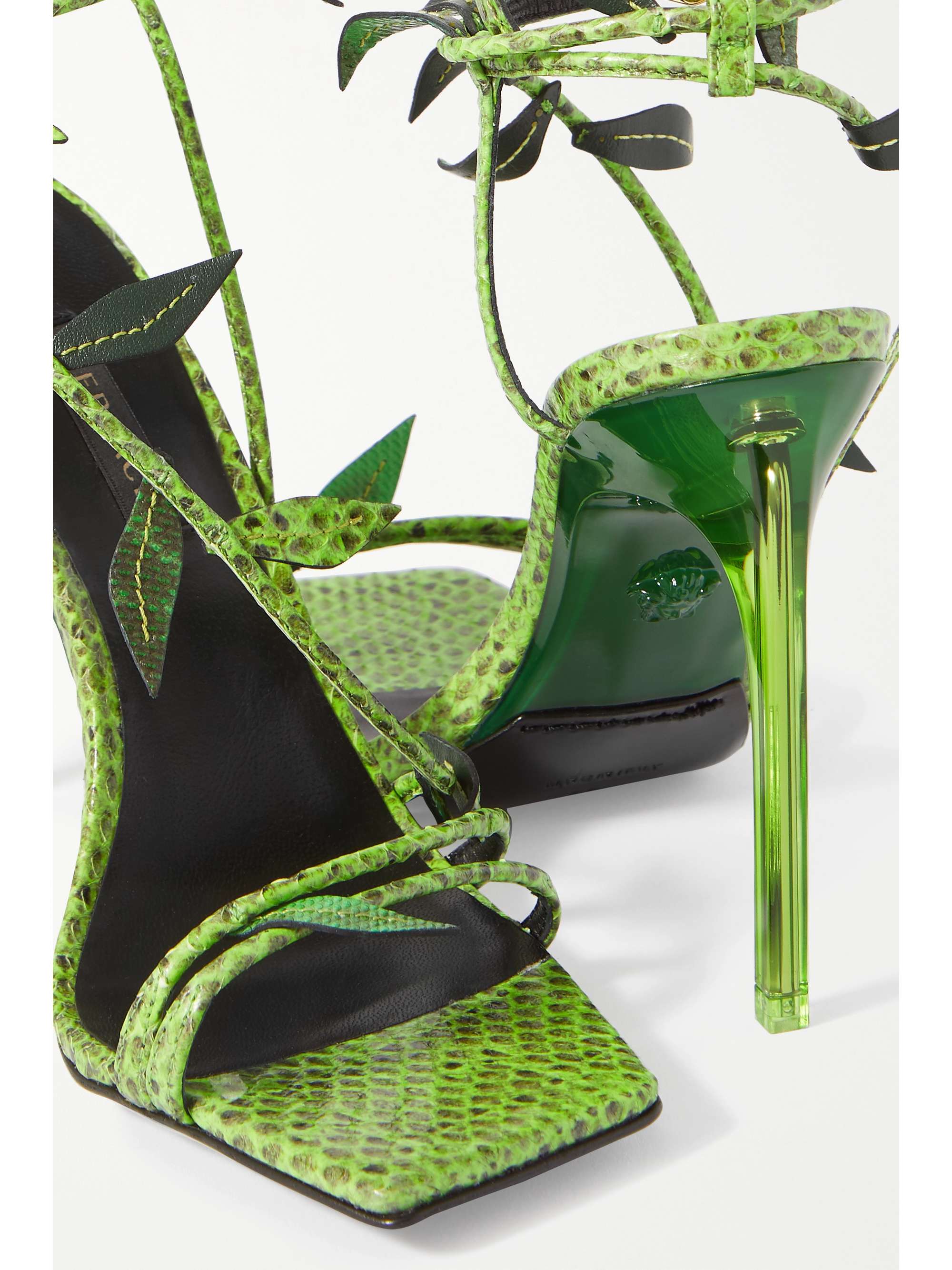 VERSACE Watersnake sandals