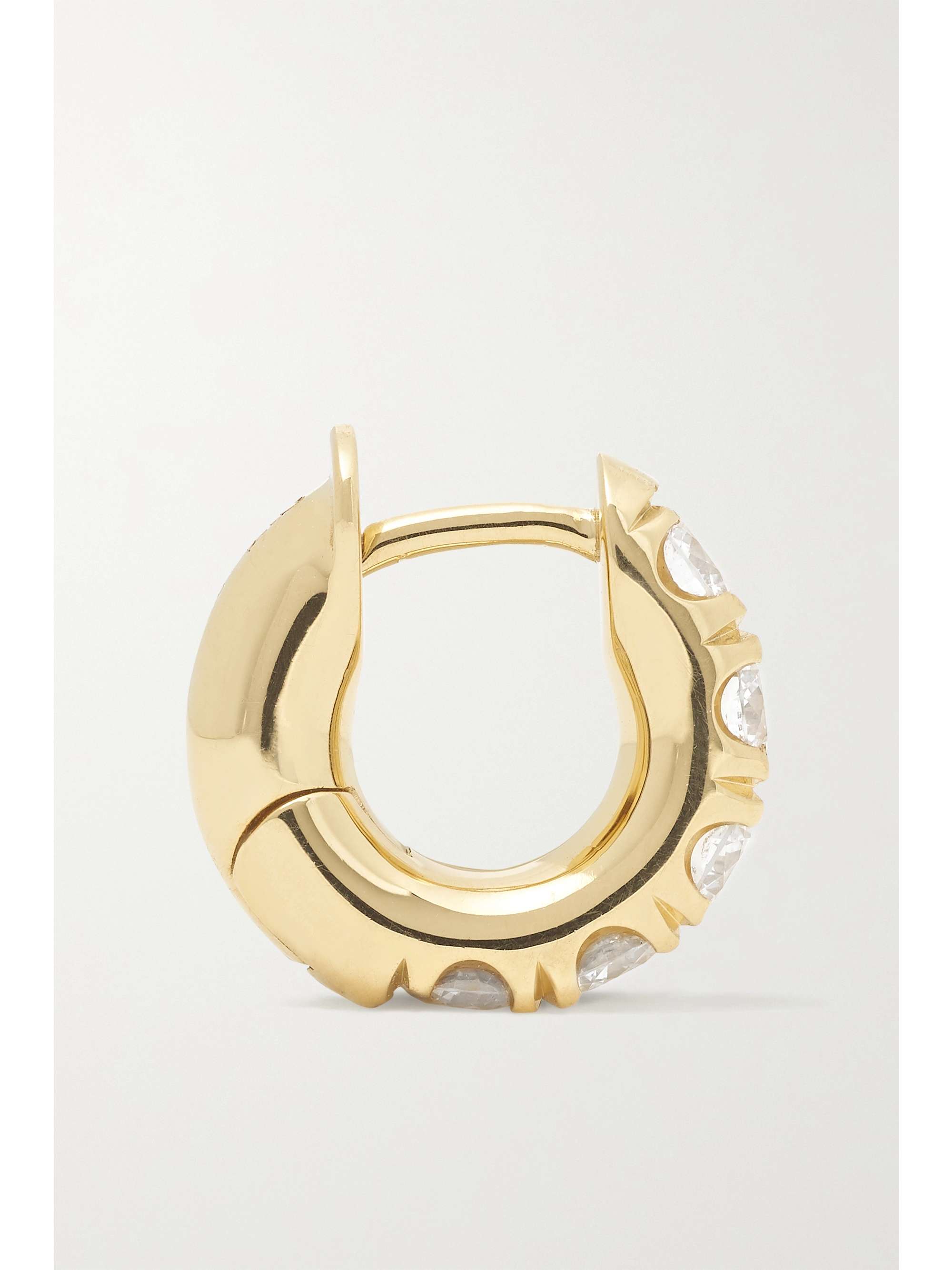 SPINELLI KILCOLLIN 18-karat gold diamond hoop earring