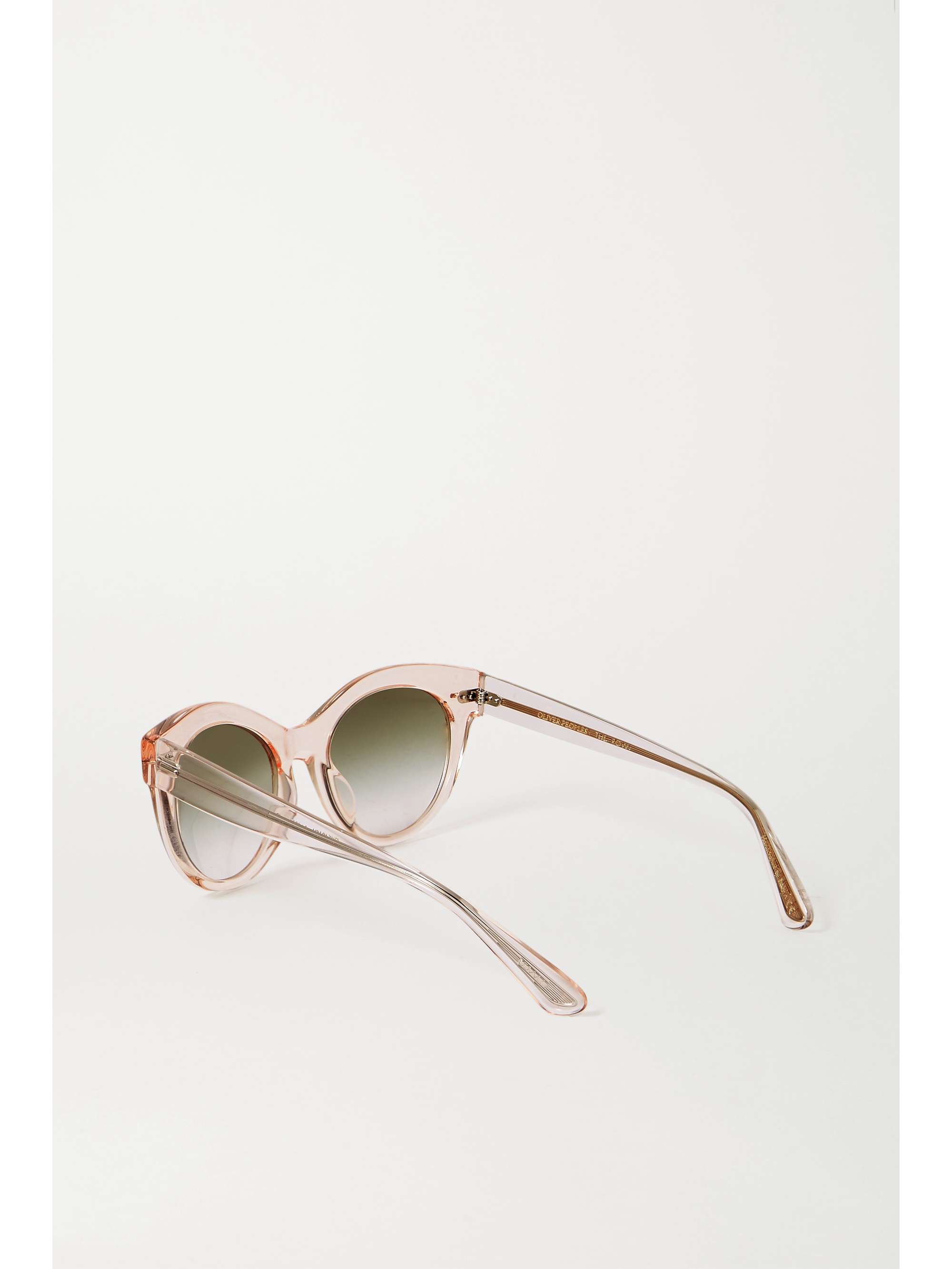 THE ROW + Oliver Peoples Georgica round-frame tortoiseshell acetate sunglasses