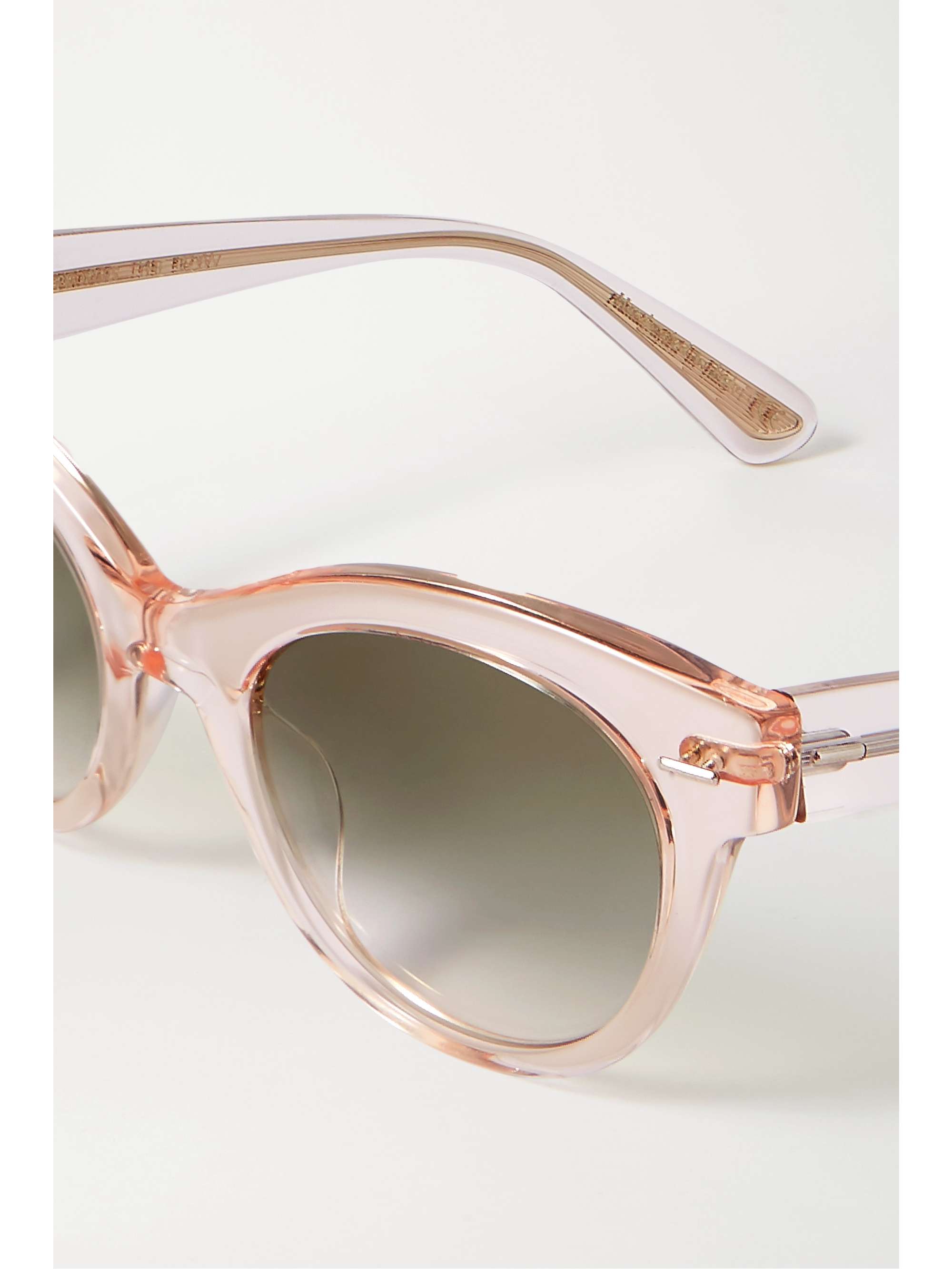 THE ROW + Oliver Peoples Georgica round-frame tortoiseshell acetate sunglasses