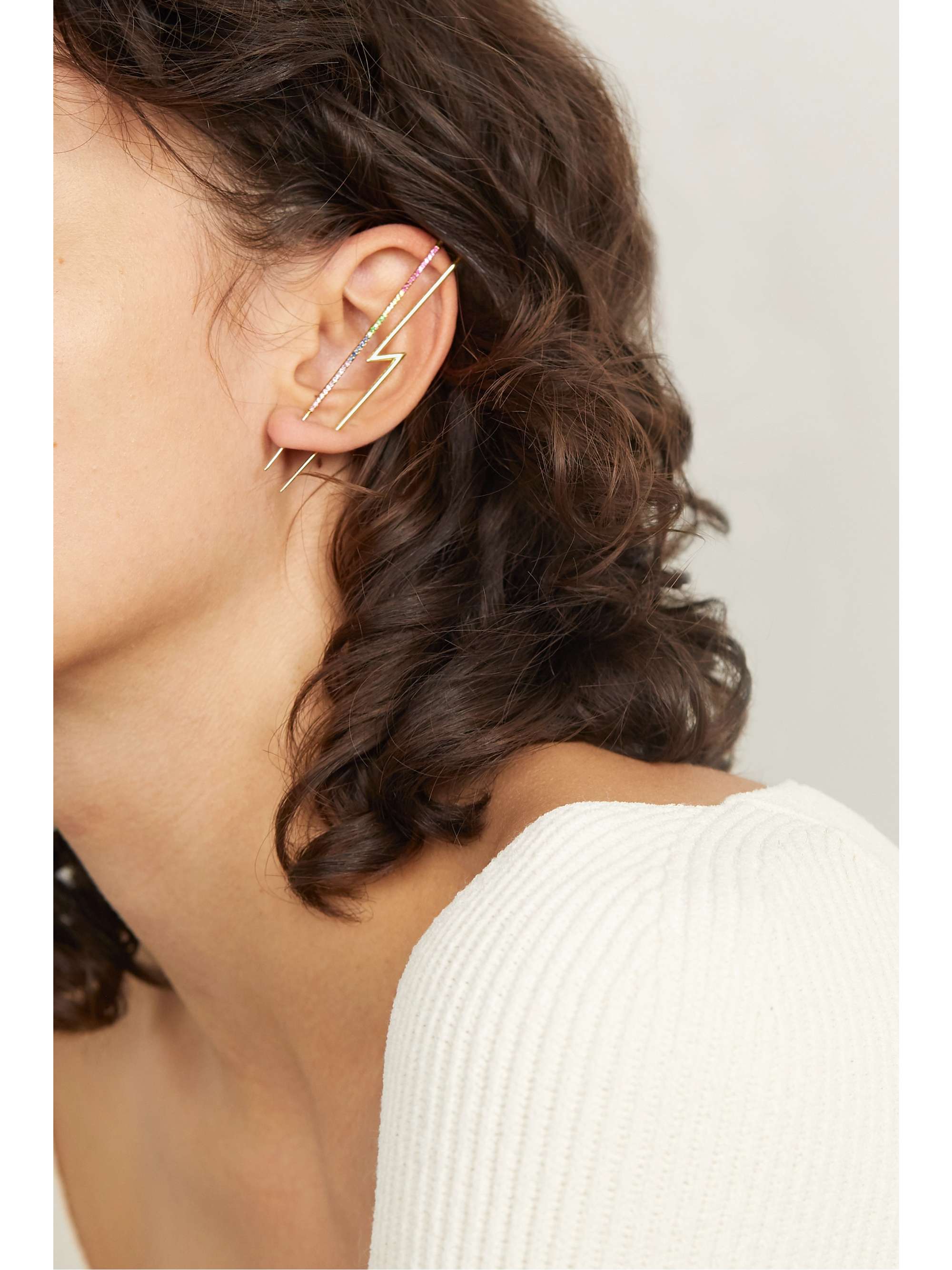 KATKIM Flash gold ear pin
