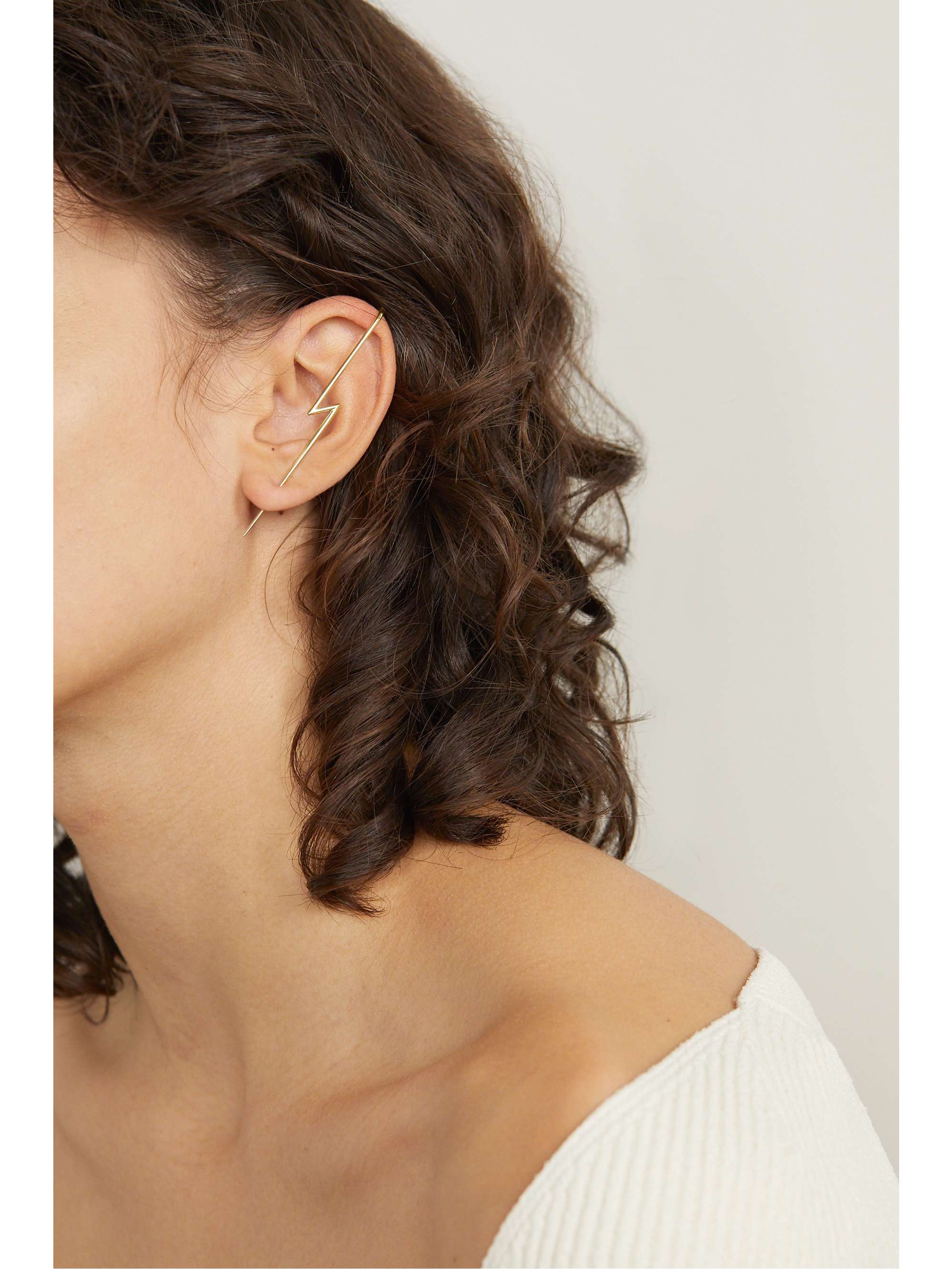 KATKIM Flash gold ear pin