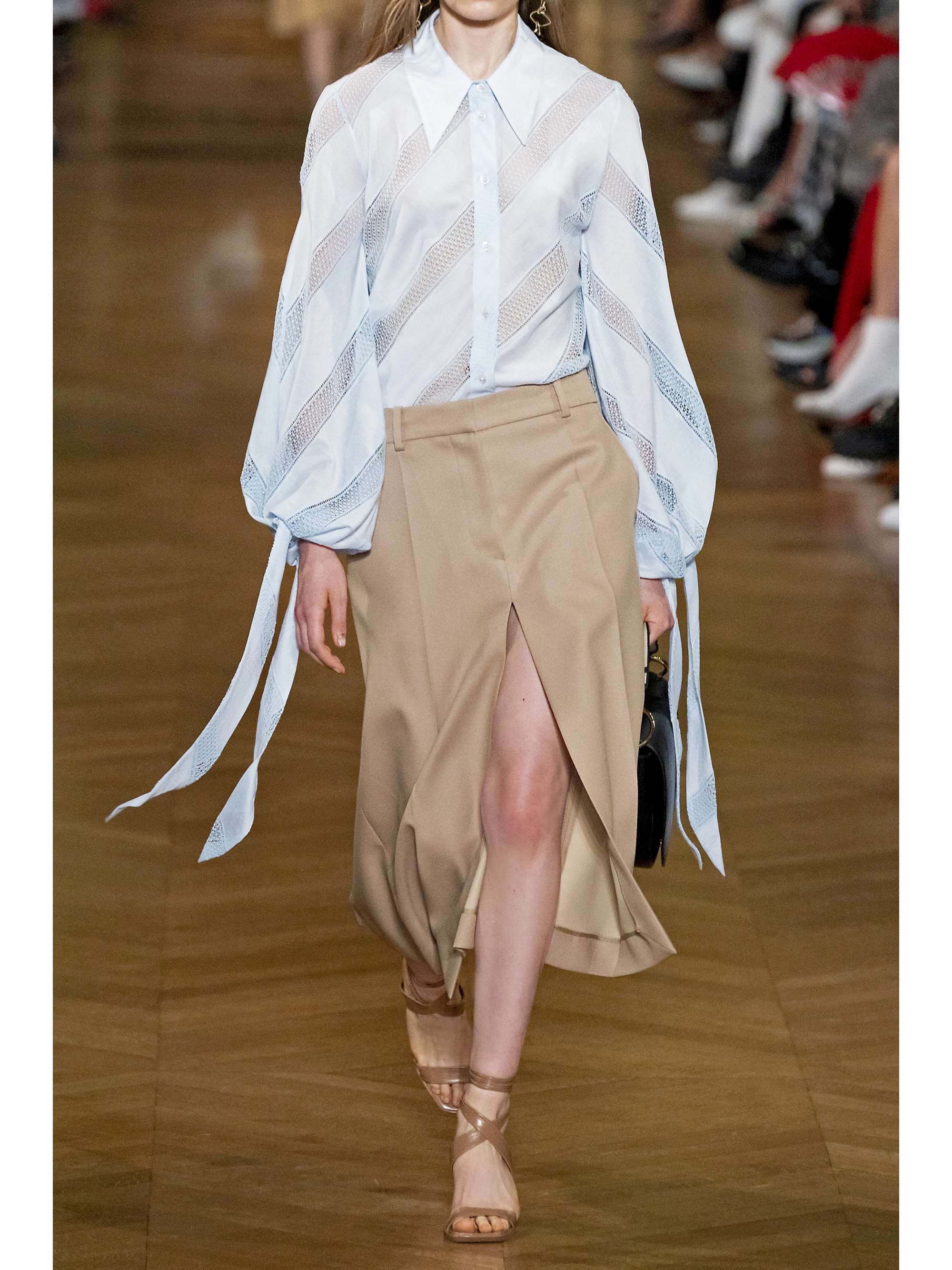 STELLA MCCARTNEY + NET SUSTAIN Alisha twill skirt