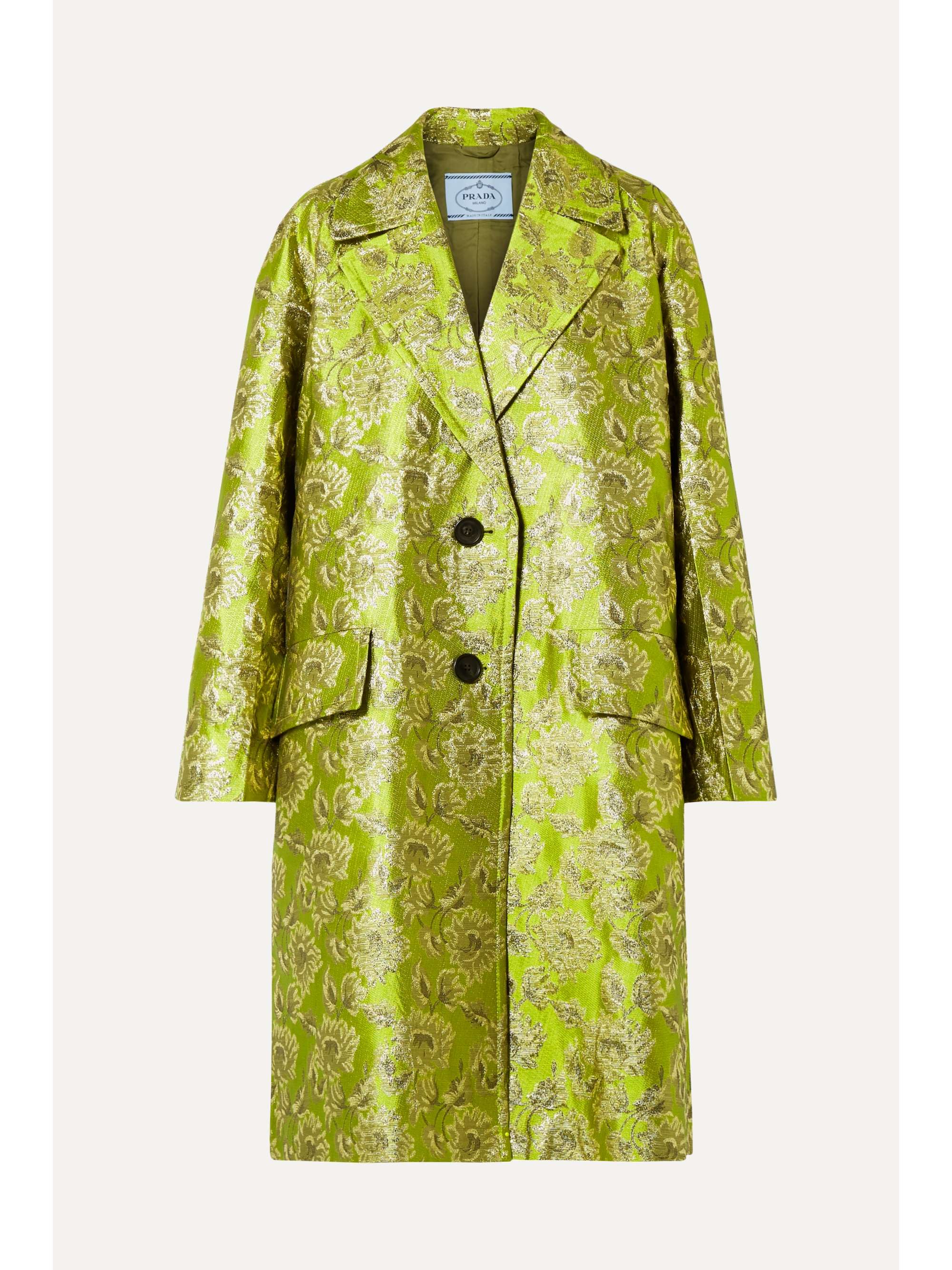 long brocade coat